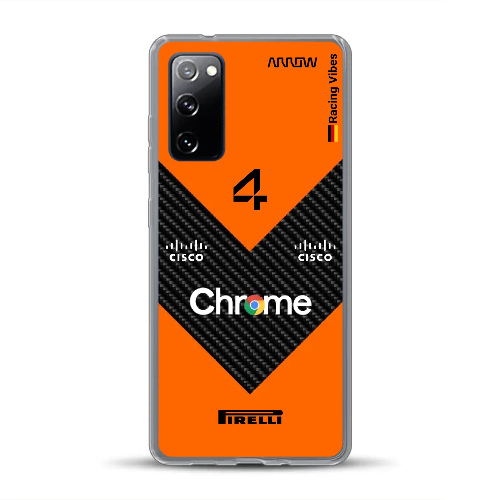 McL F1 2025 MCL39 Livery - Custodia per cellulare personalizzata per Samsung