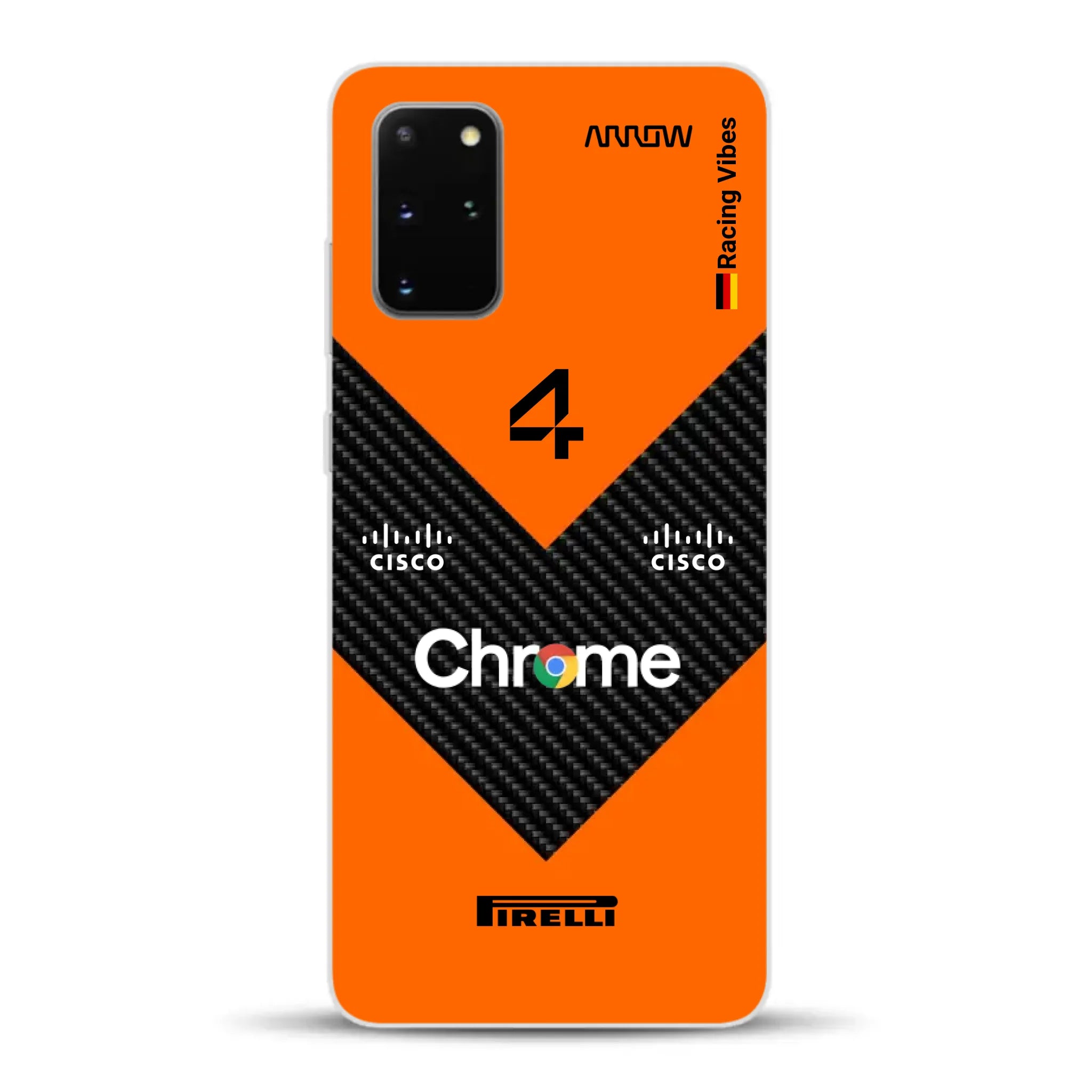 McL F1 2025 MCL39 Livery - Custodia per cellulare personalizzata per Samsung