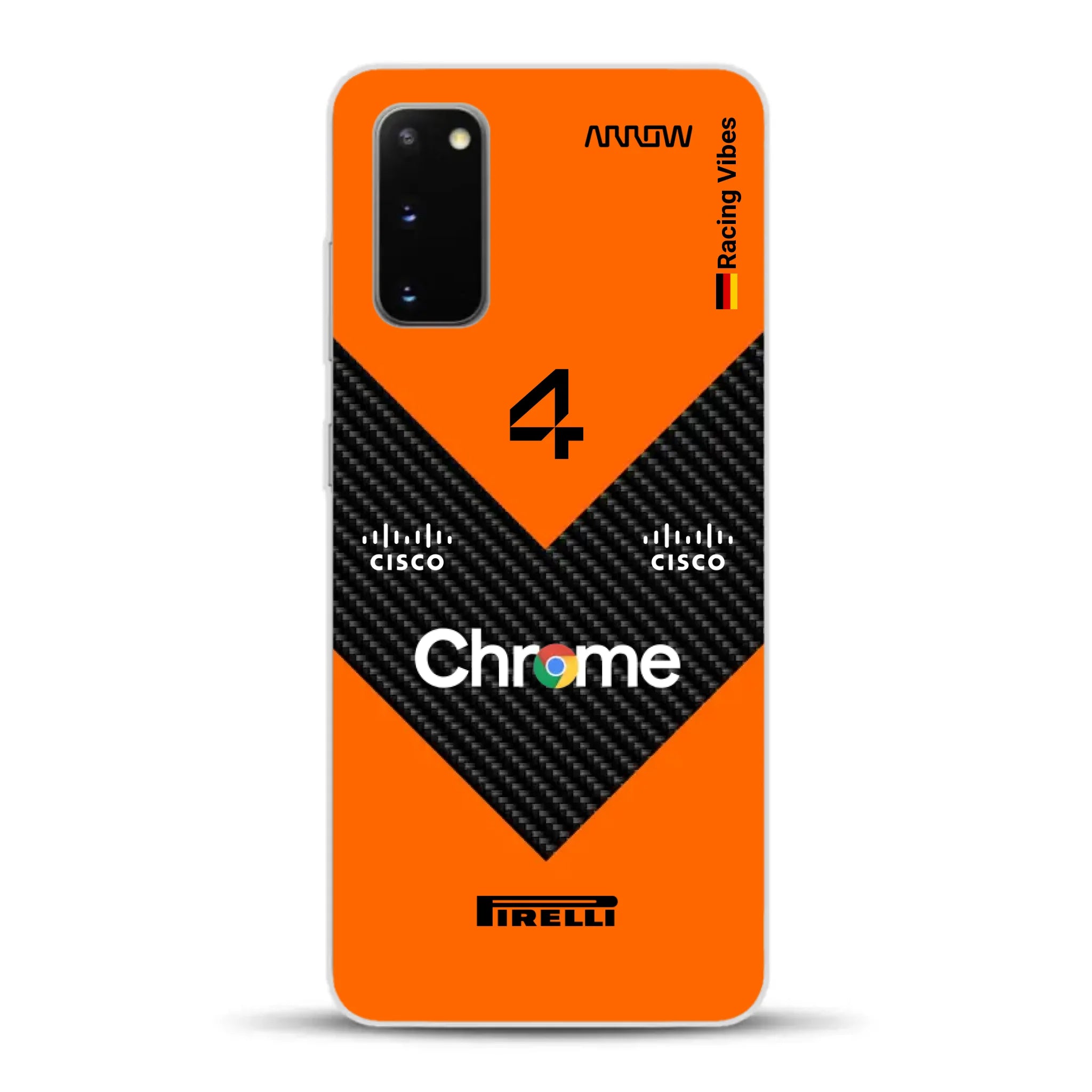 McL F1 2025 MCL39 Livery - Custodia per cellulare personalizzata per Samsung
