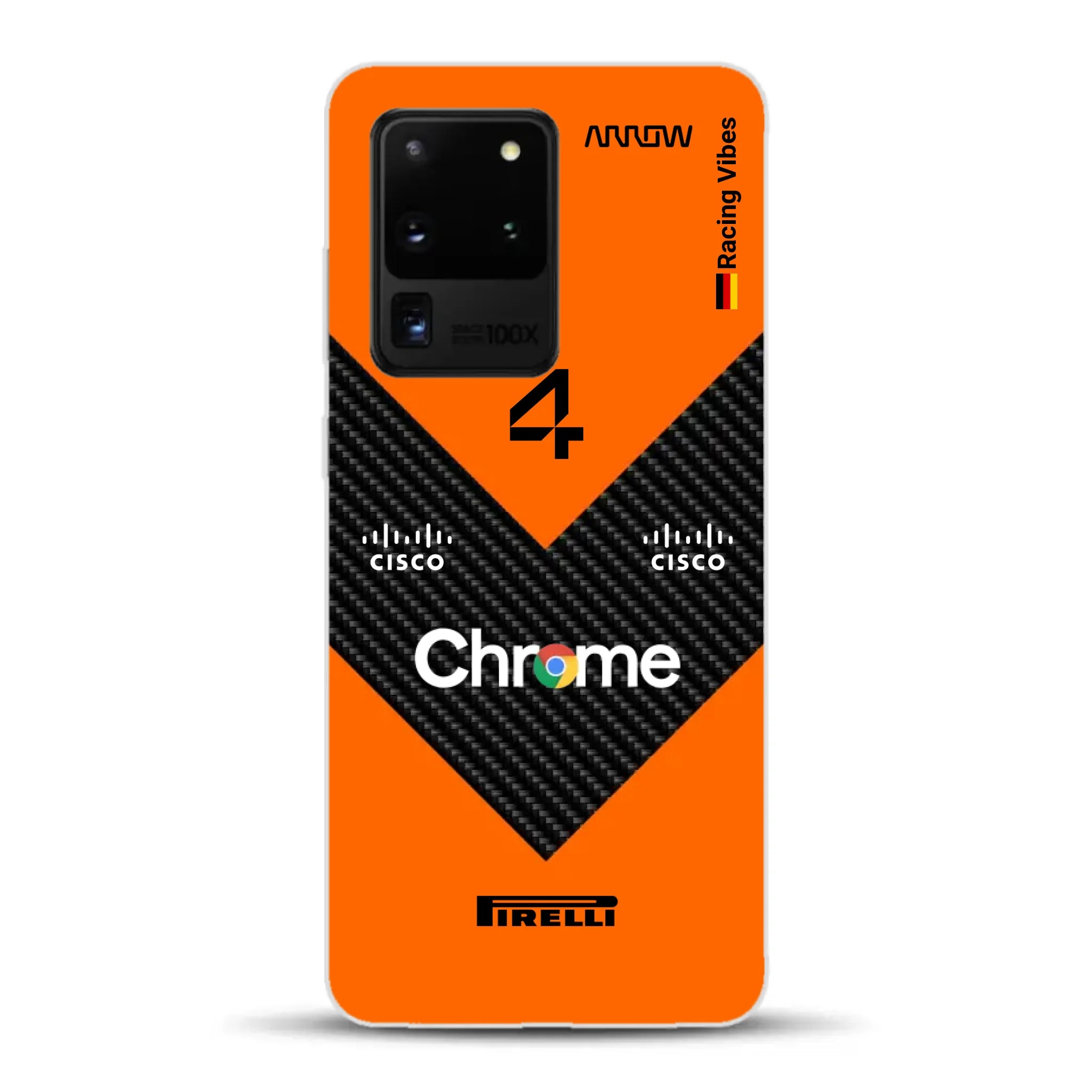 McL F1 2025 MCL39 Livery - Custodia per cellulare personalizzata per Samsung
