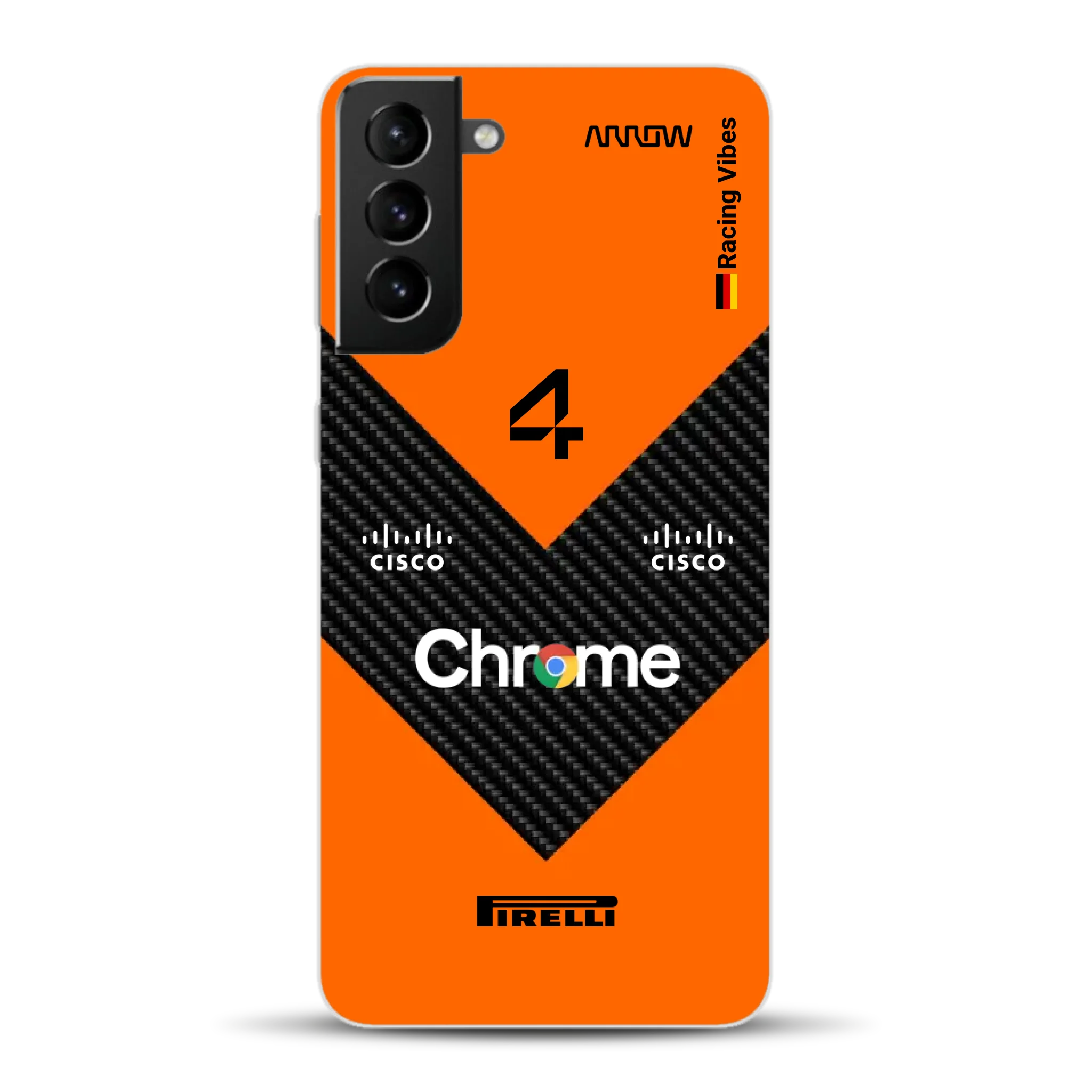 McL F1 2025 MCL39 Livery - Custodia per cellulare personalizzata per Samsung