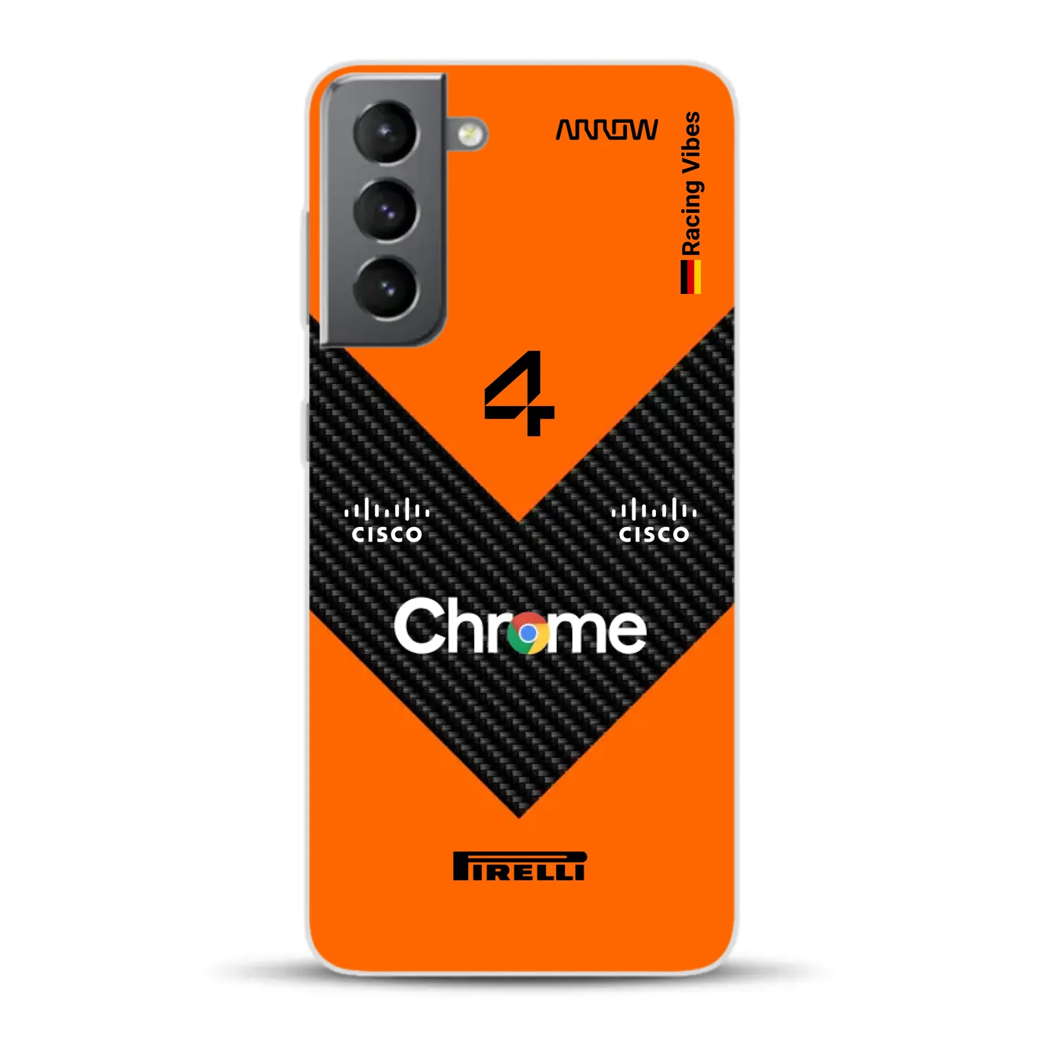 McL F1 2025 MCL39 Livery - Custodia per cellulare personalizzata per Samsung