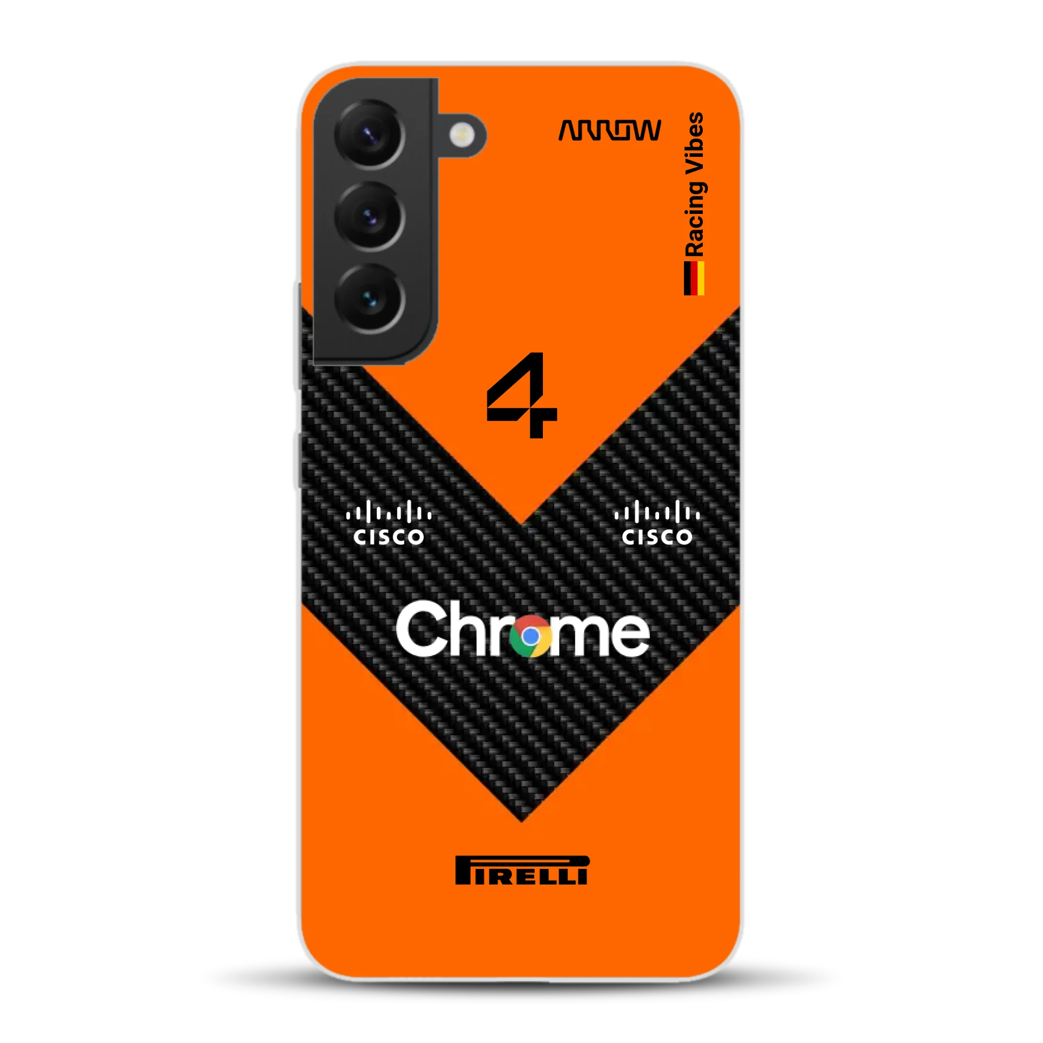 McL F1 2025 MCL39 Livery - Custodia per cellulare personalizzata per Samsung