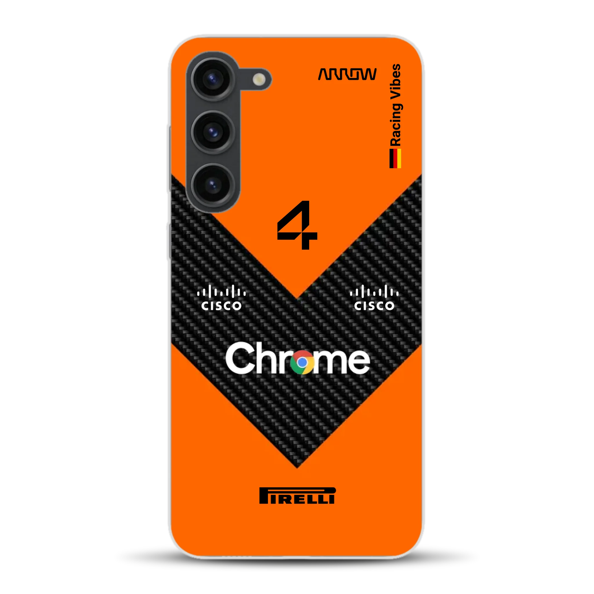 McL F1 2025 MCL39 Livery - Custodia per cellulare personalizzata per Samsung