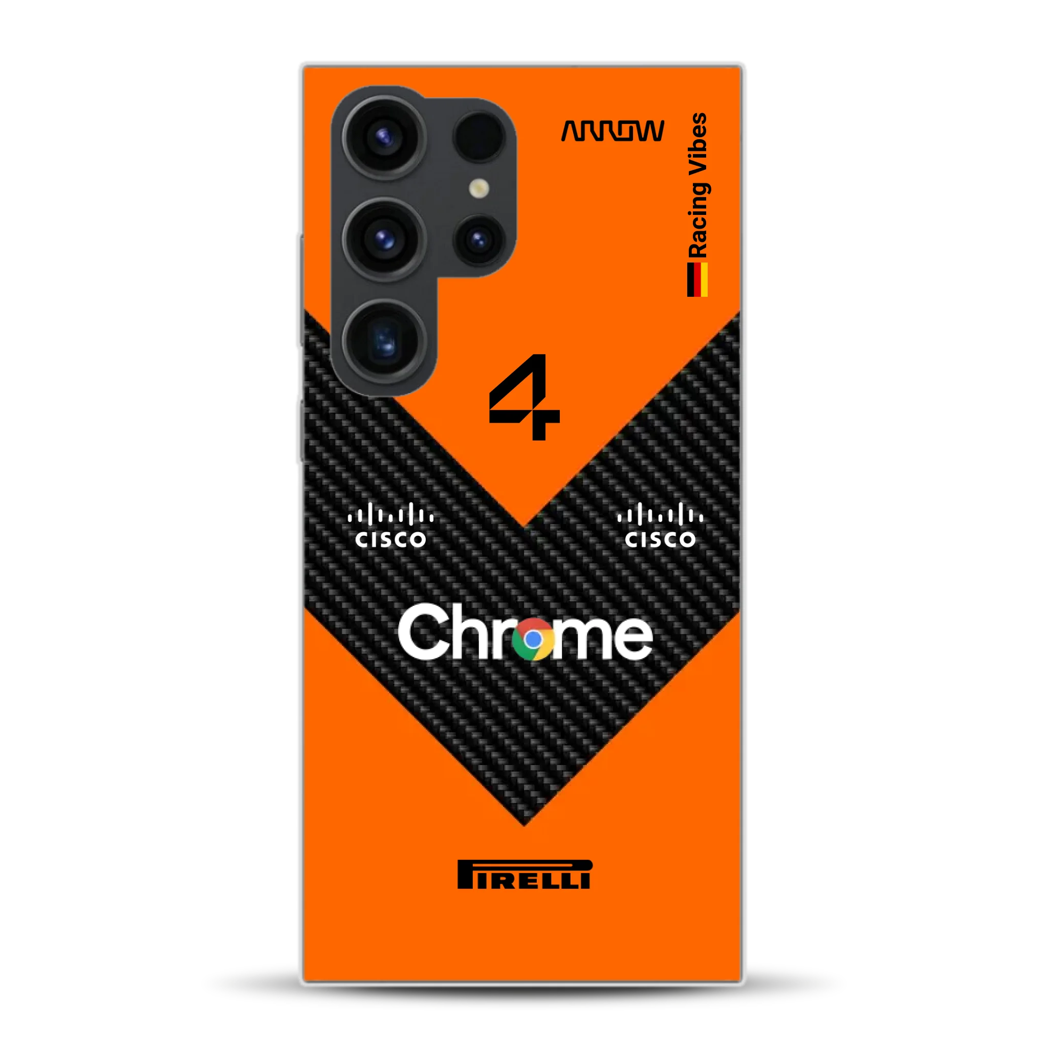McL F1 2025 MCL39 Livery - Custodia per cellulare personalizzata per Samsung