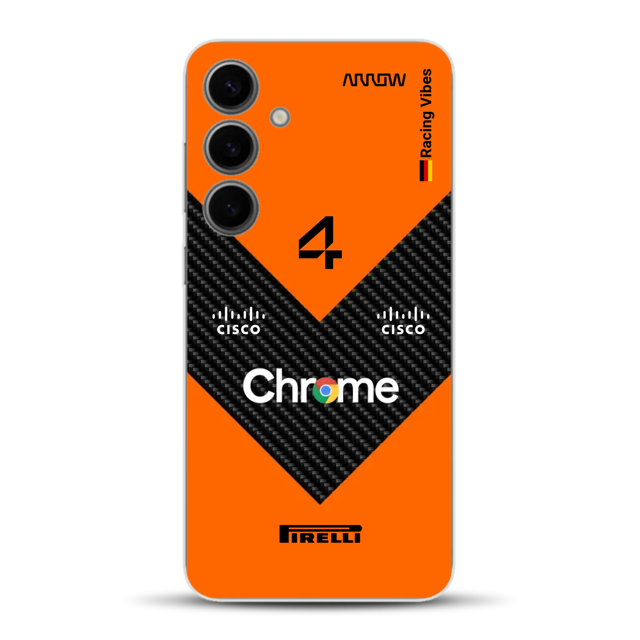 McL F1 2025 MCL39 Livery - Custodia per cellulare personalizzata per Samsung