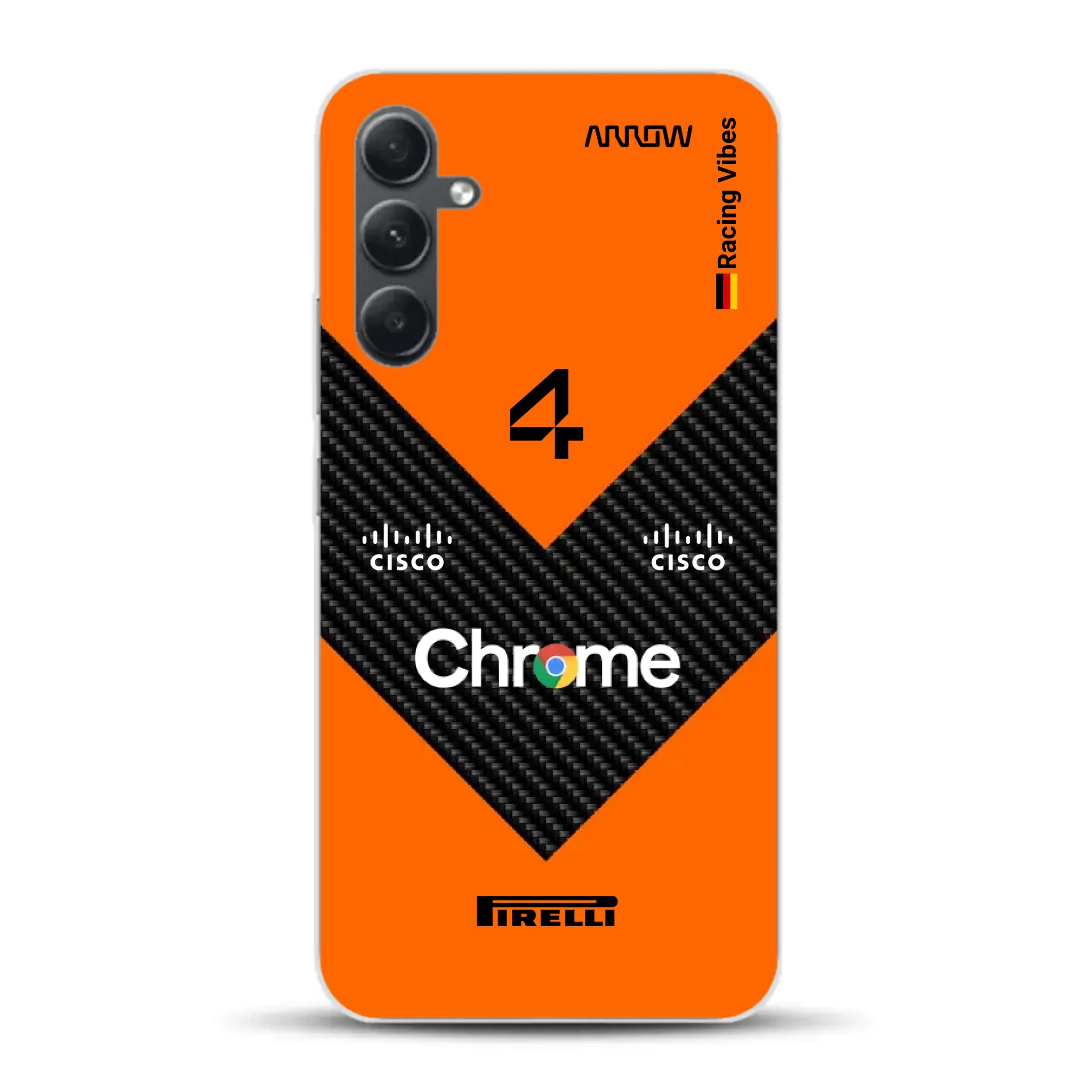 McL F1 2025 MCL39 Livery - Custodia per cellulare personalizzata per Samsung