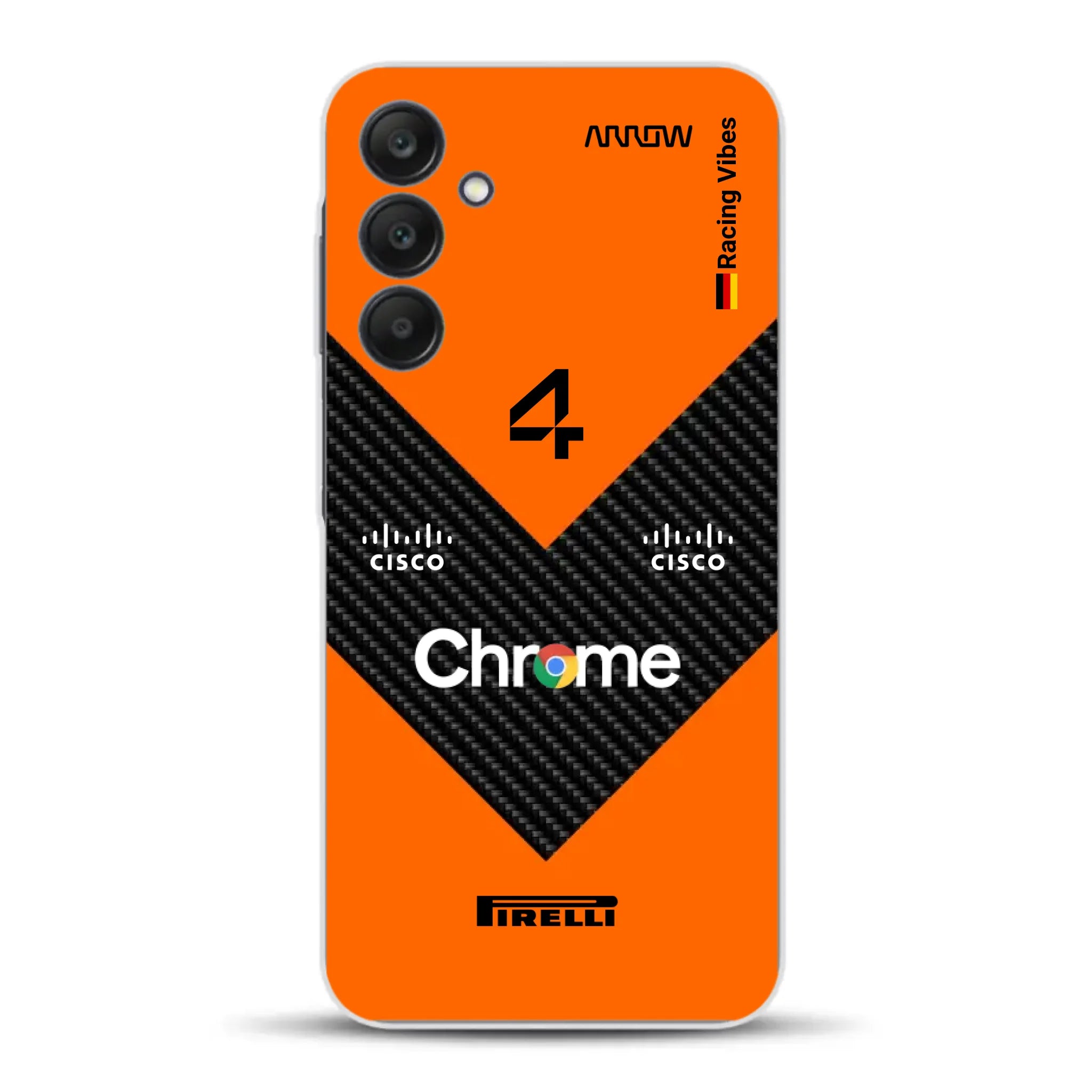 McL F1 2025 MCL39 Livery - Custodia per cellulare personalizzata per Samsung