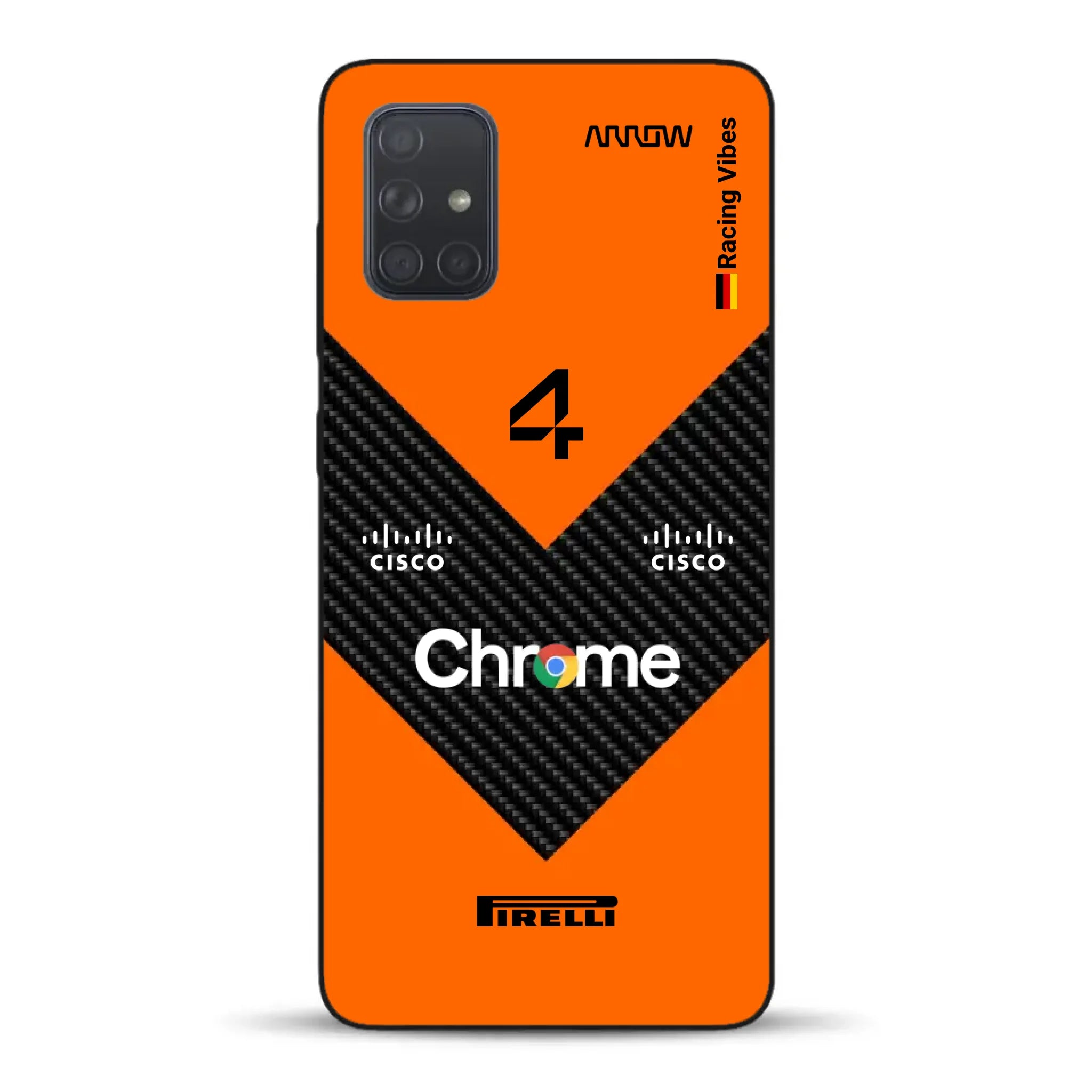 McL F1 2025 MCL39 Livery - Custodia per cellulare personalizzata per Samsung
