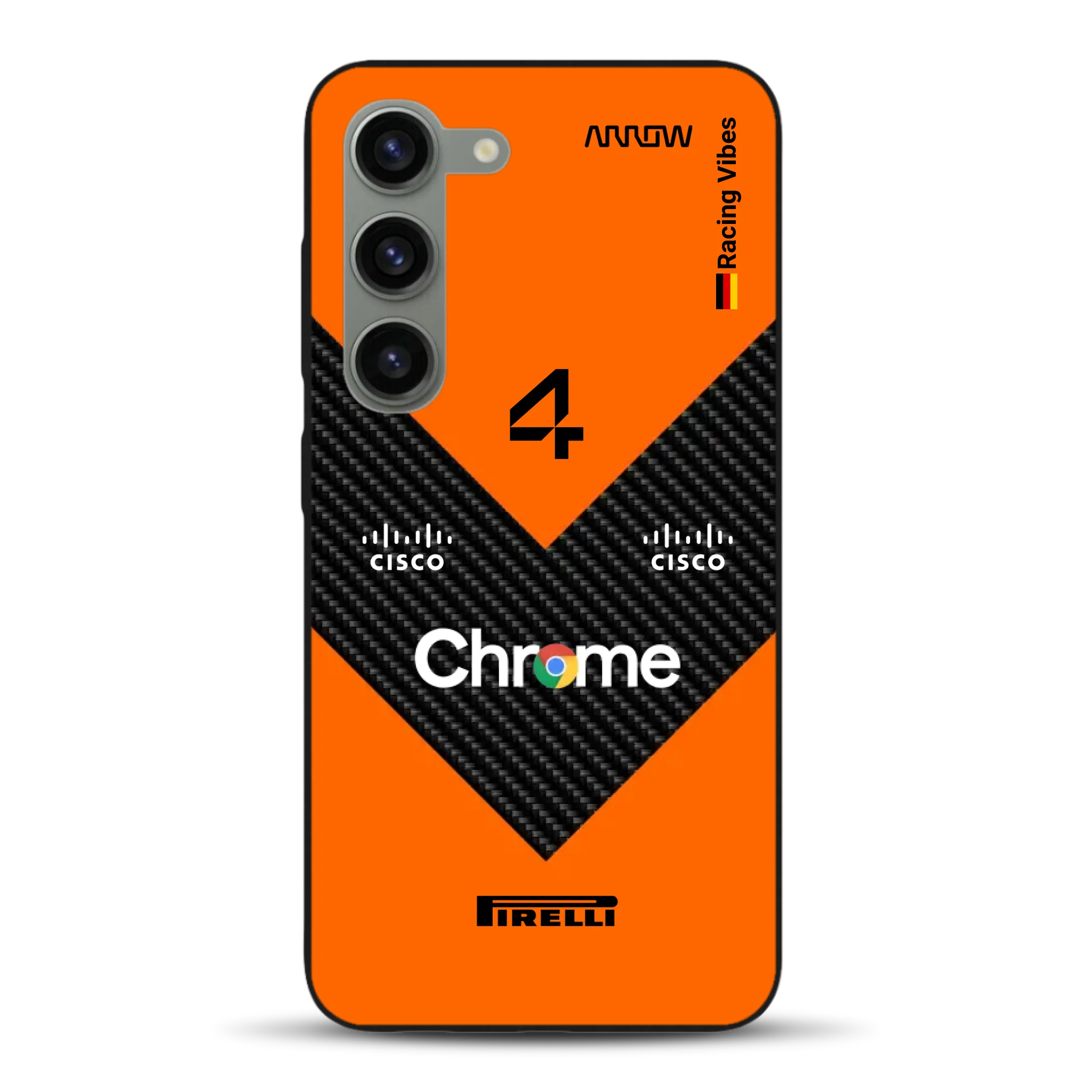 McL F1 2025 MCL39 Livery - Custodia per cellulare personalizzata per Samsung