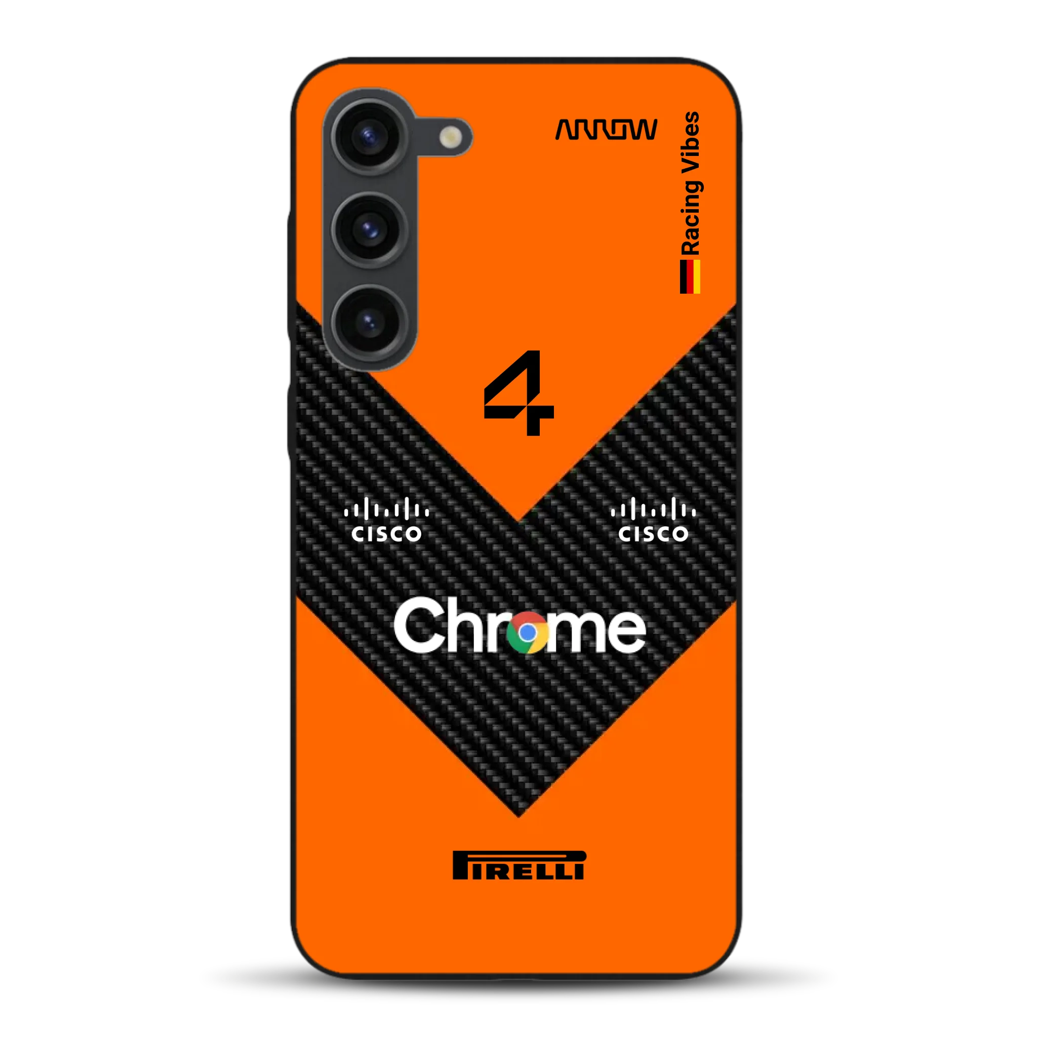 McL F1 2025 MCL39 Livery - Custodia per cellulare personalizzata per Samsung