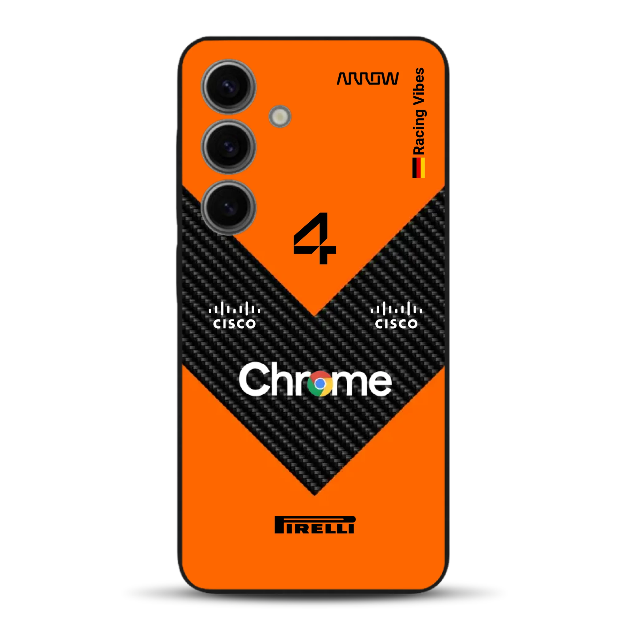 McL F1 2025 MCL39 Livery - Custodia per cellulare personalizzata per Samsung