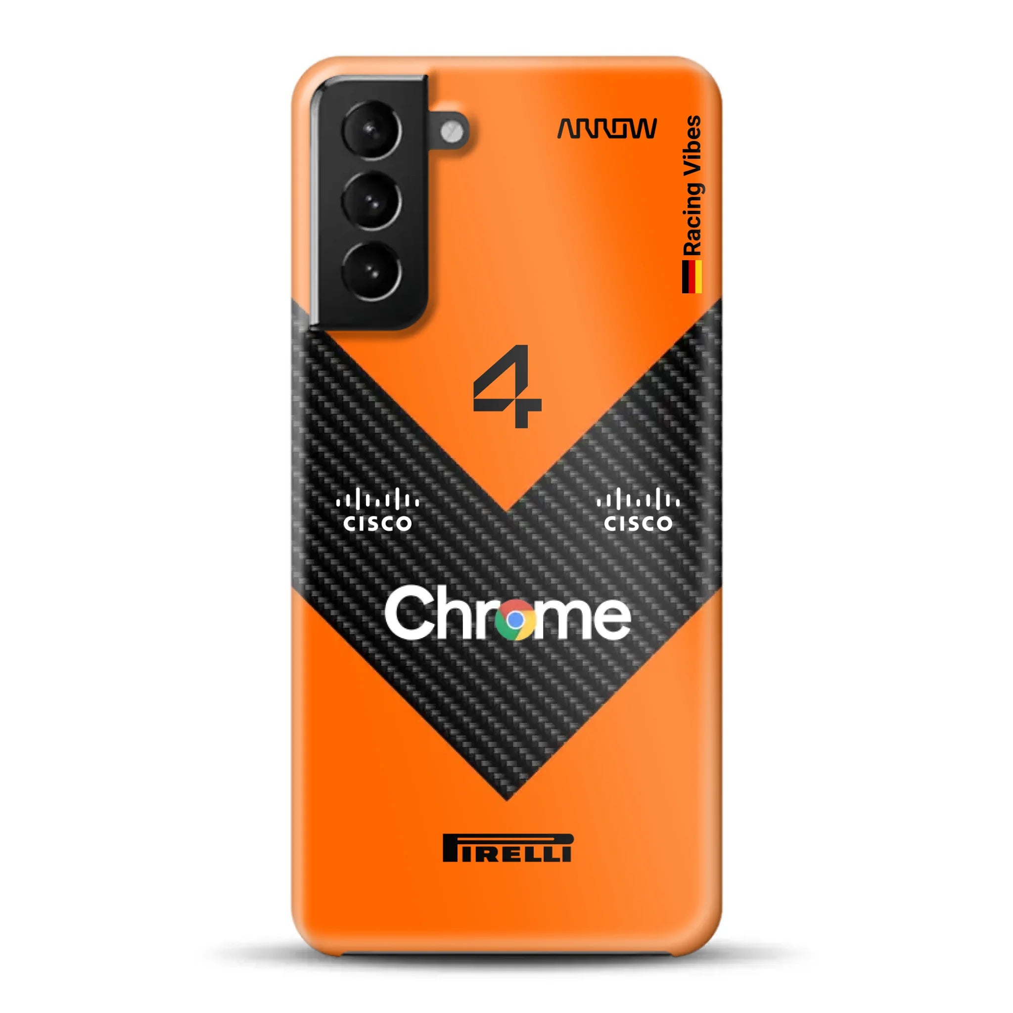 McL F1 2025 MCL39 Livery - Custodia rigida per Samsung