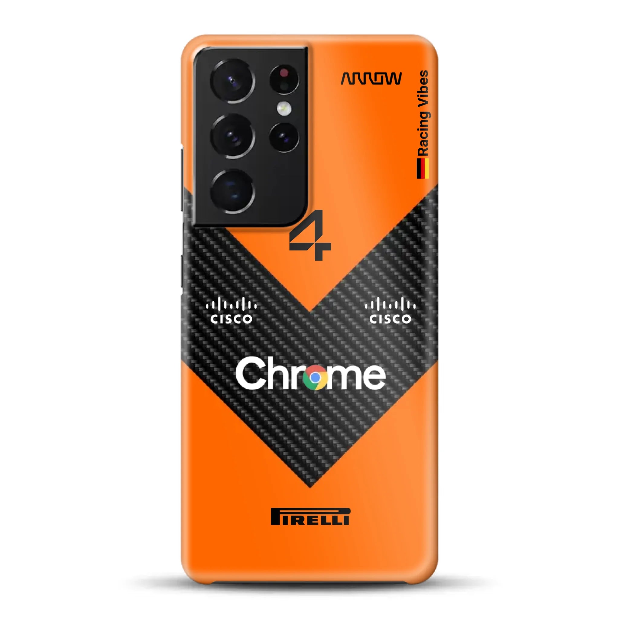 McL F1 2025 MCL39 Livery - Custodia rigida per Samsung