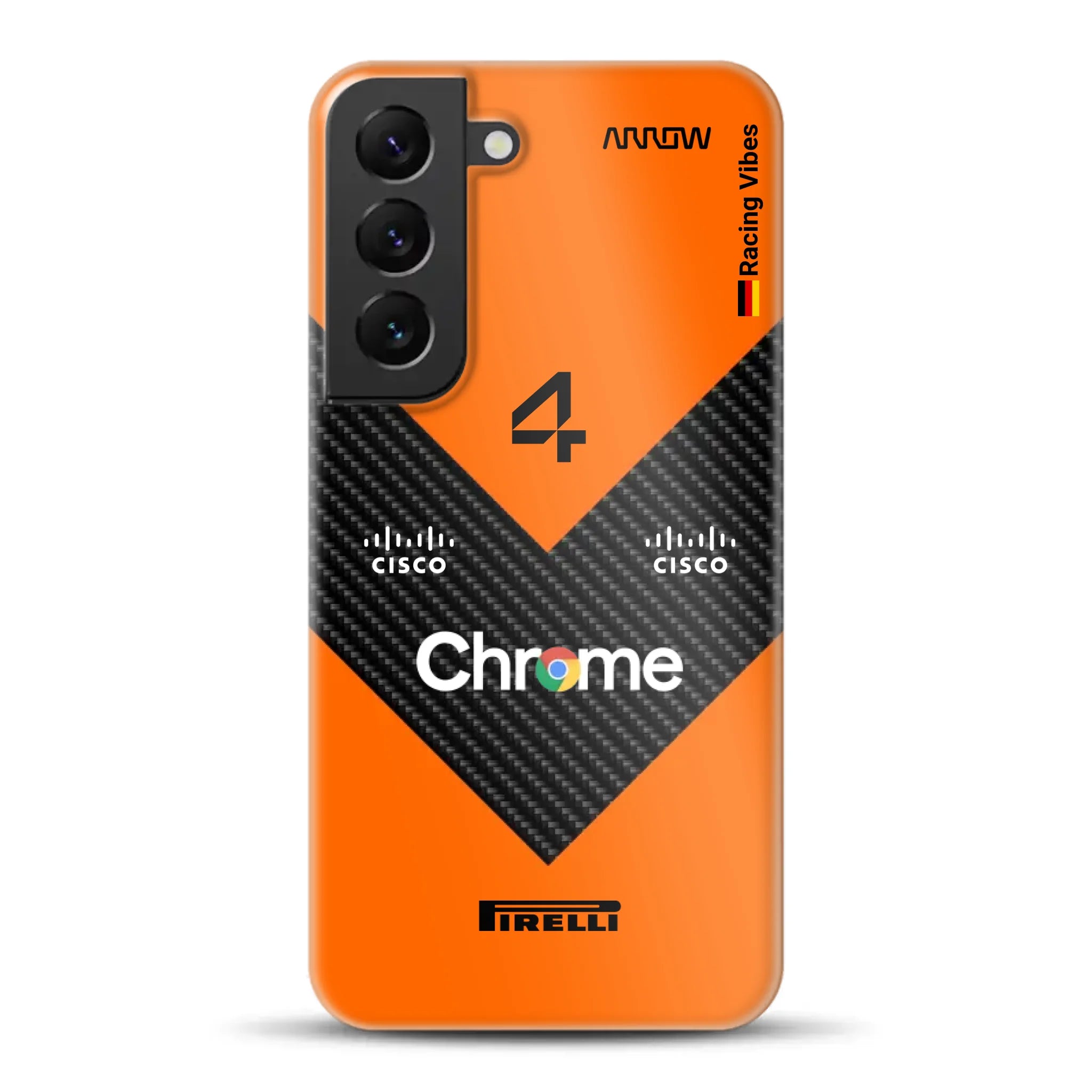 McL F1 2025 MCL39 Livery - Custodia rigida per Samsung