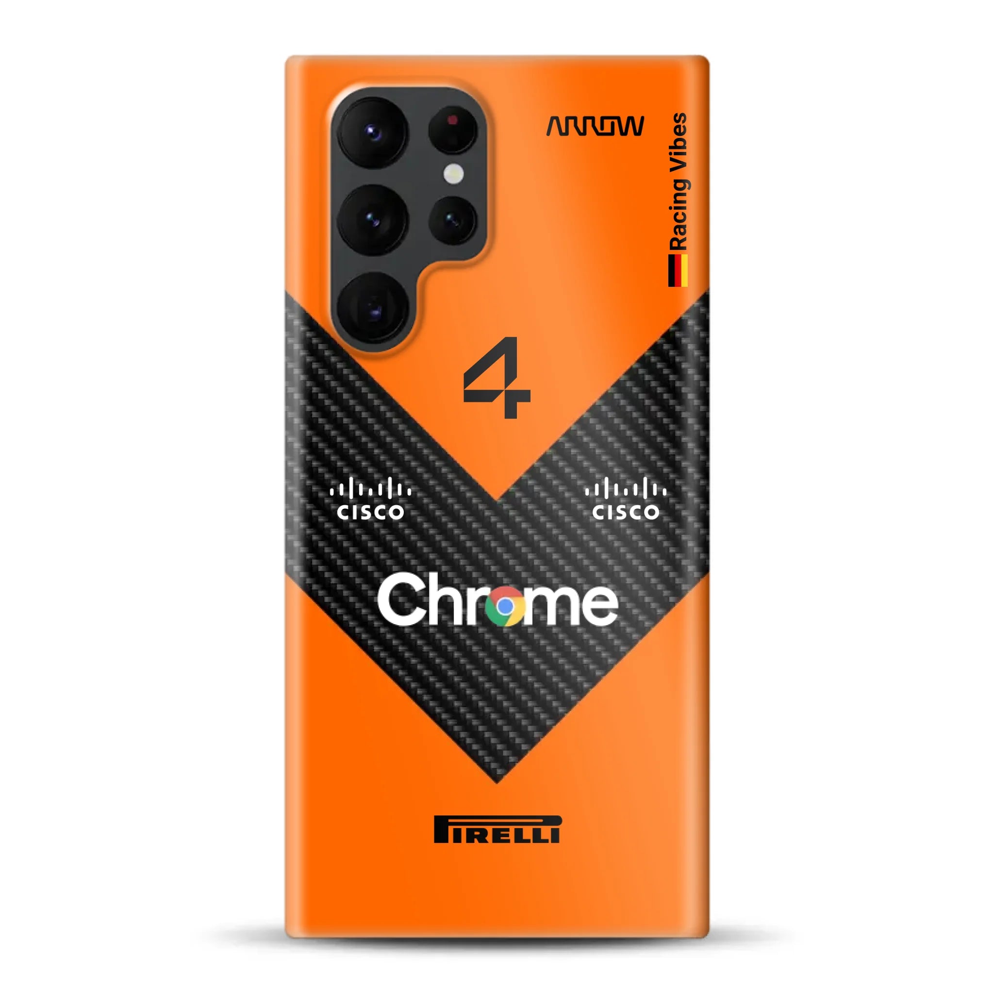 McL F1 2025 MCL39 Livery - Custodia rigida per Samsung