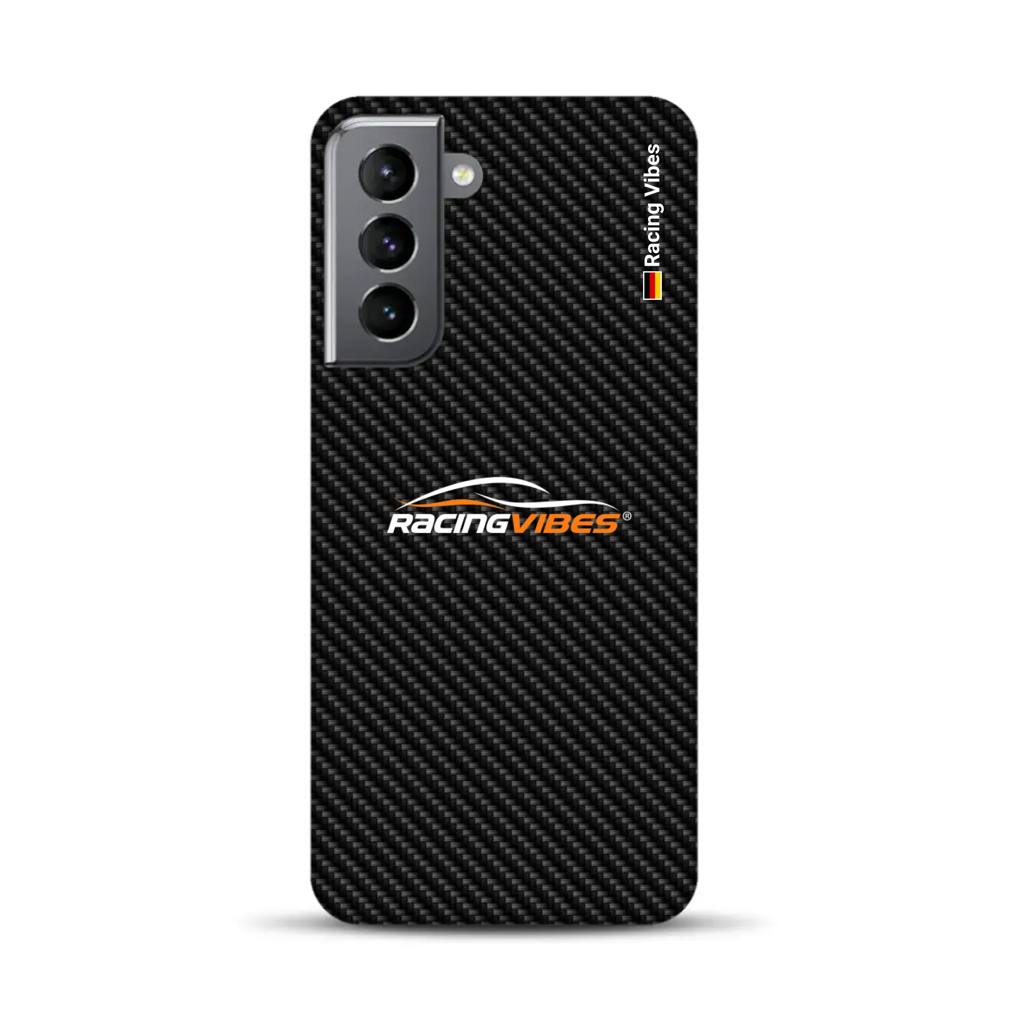 Carbon Style mit Logo Upload - Individuelle Premium Hülle für Samsung
