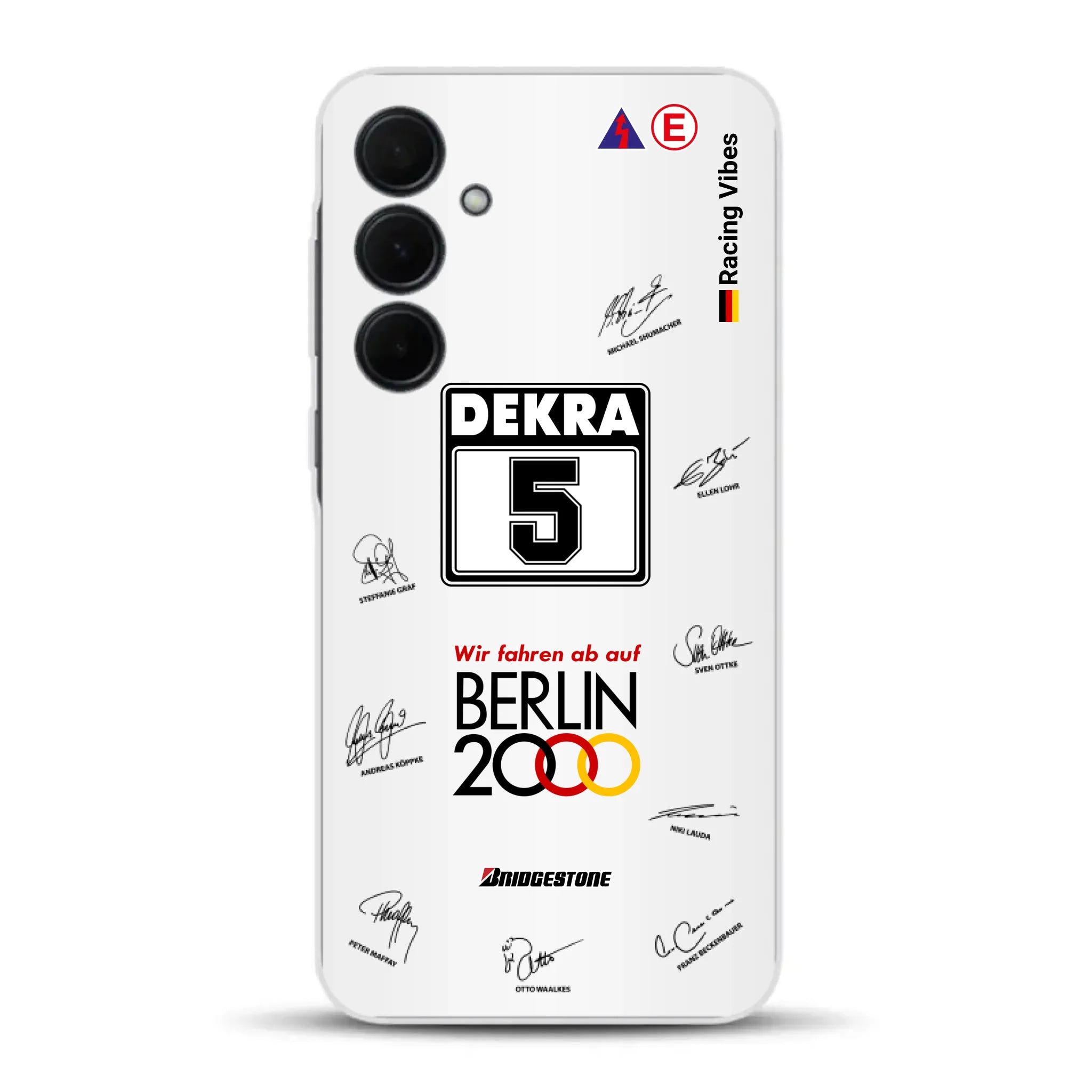 190E DTM 1992 Berlin 2000 Ellen Lohr Livery - Custodia per cellulare personalizzata per Samsung