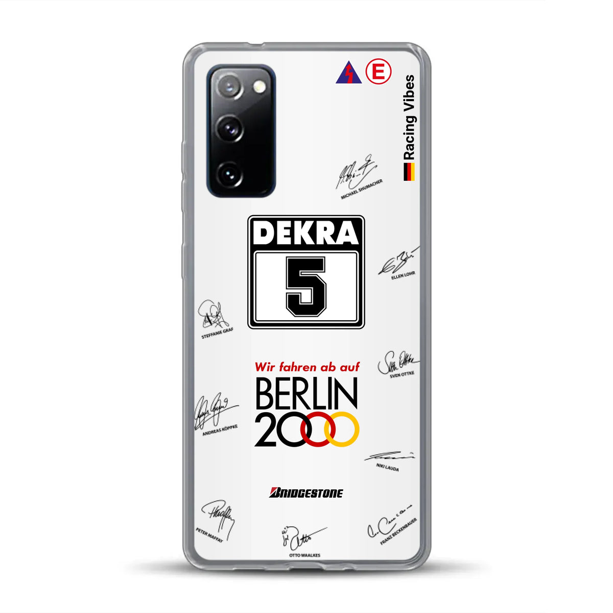 190E DTM 1992 Berlin 2000 Ellen Lohr Livery - Custodia per cellulare personalizzata per Samsung