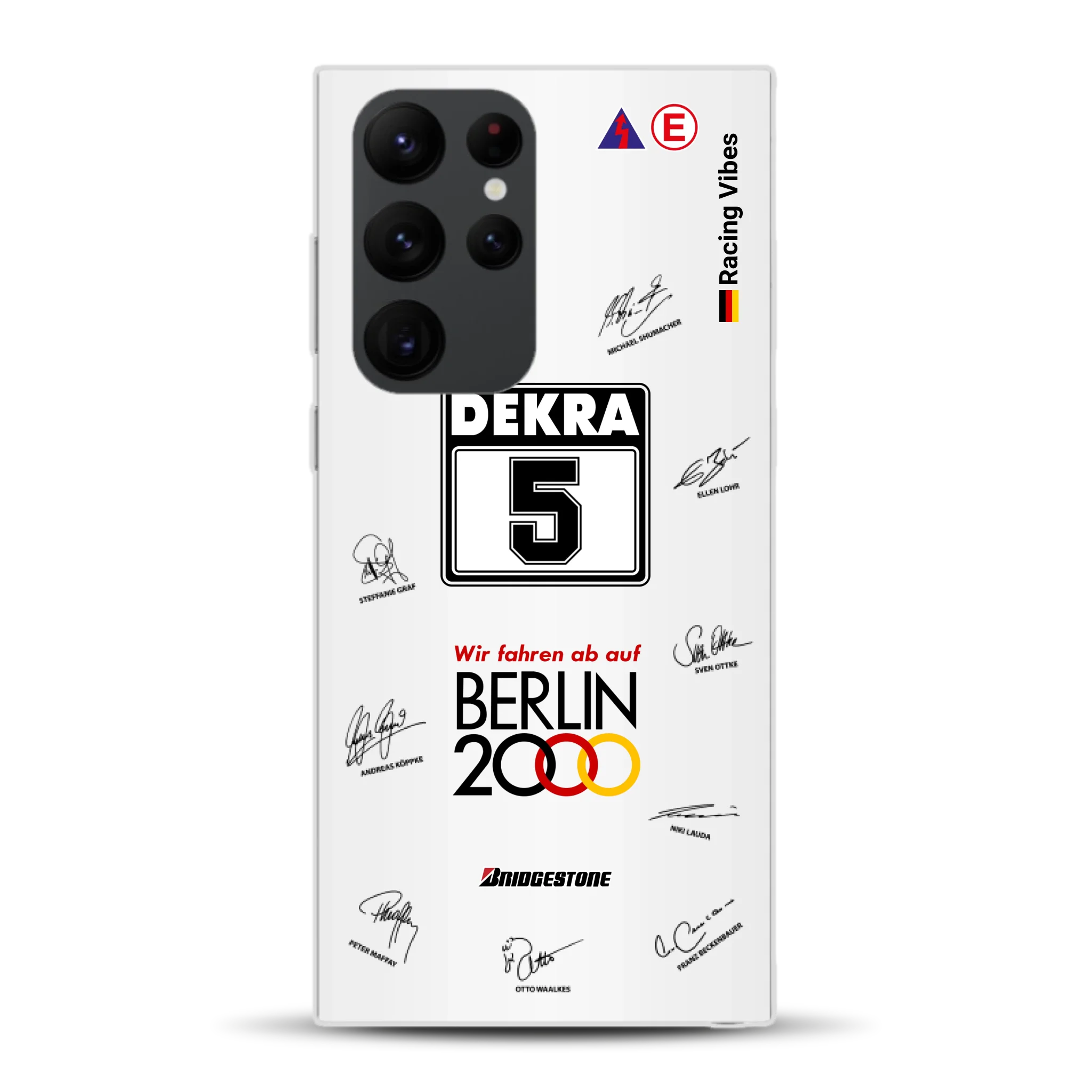 190E DTM 1992 Berlin 2000 Ellen Lohr Livery - Custodia per cellulare personalizzata per Samsung