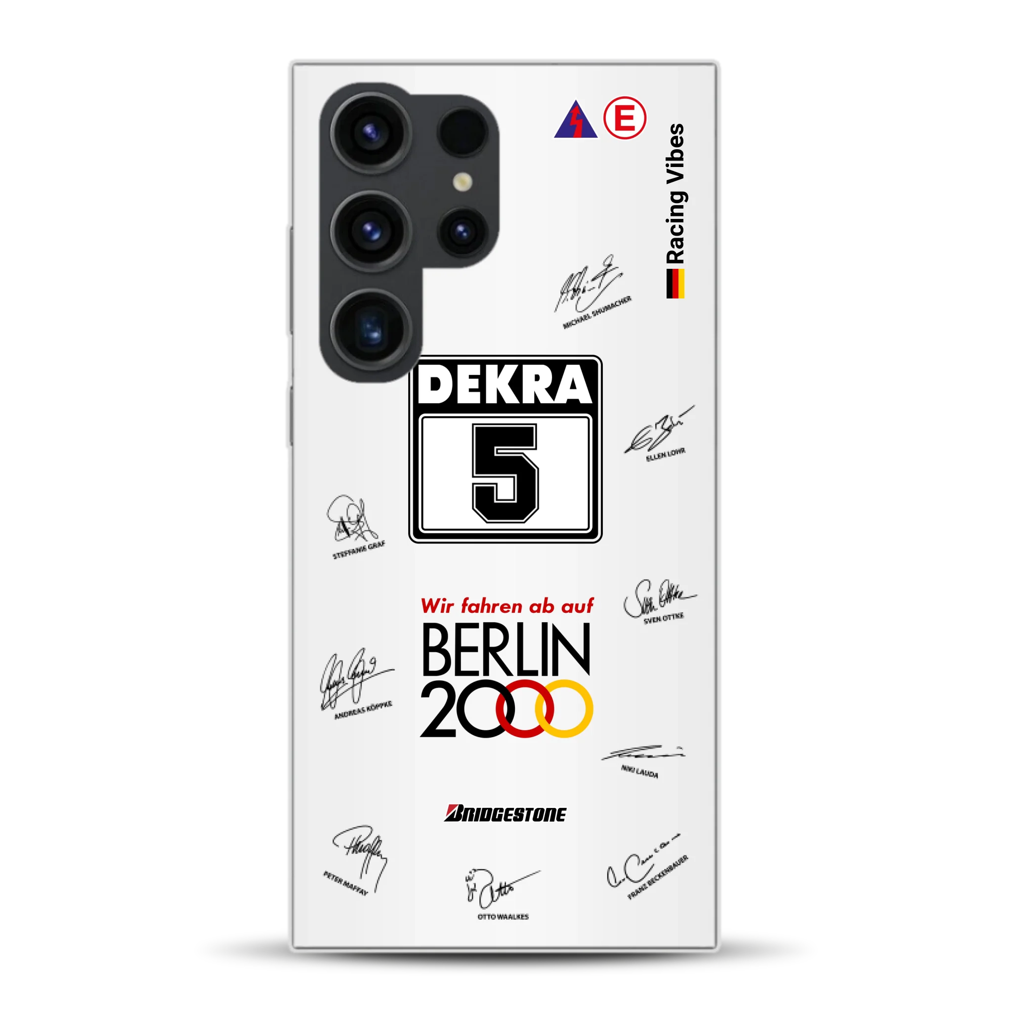 190E DTM 1992 Berlin 2000 Ellen Lohr Livery - Custodia per cellulare personalizzata per Samsung
