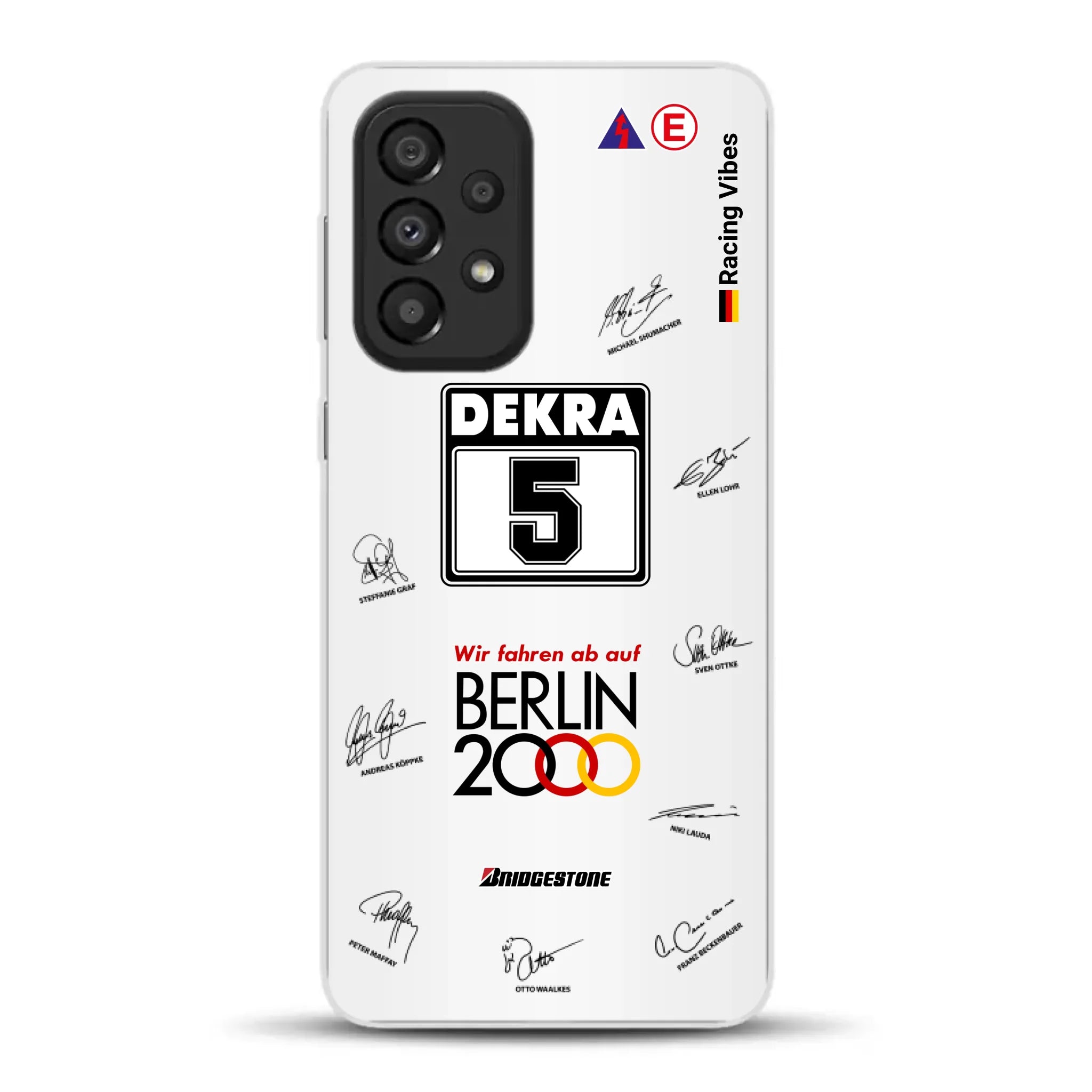 190E DTM 1992 Berlin 2000 Ellen Lohr Livery - Custodia per cellulare personalizzata per Samsung