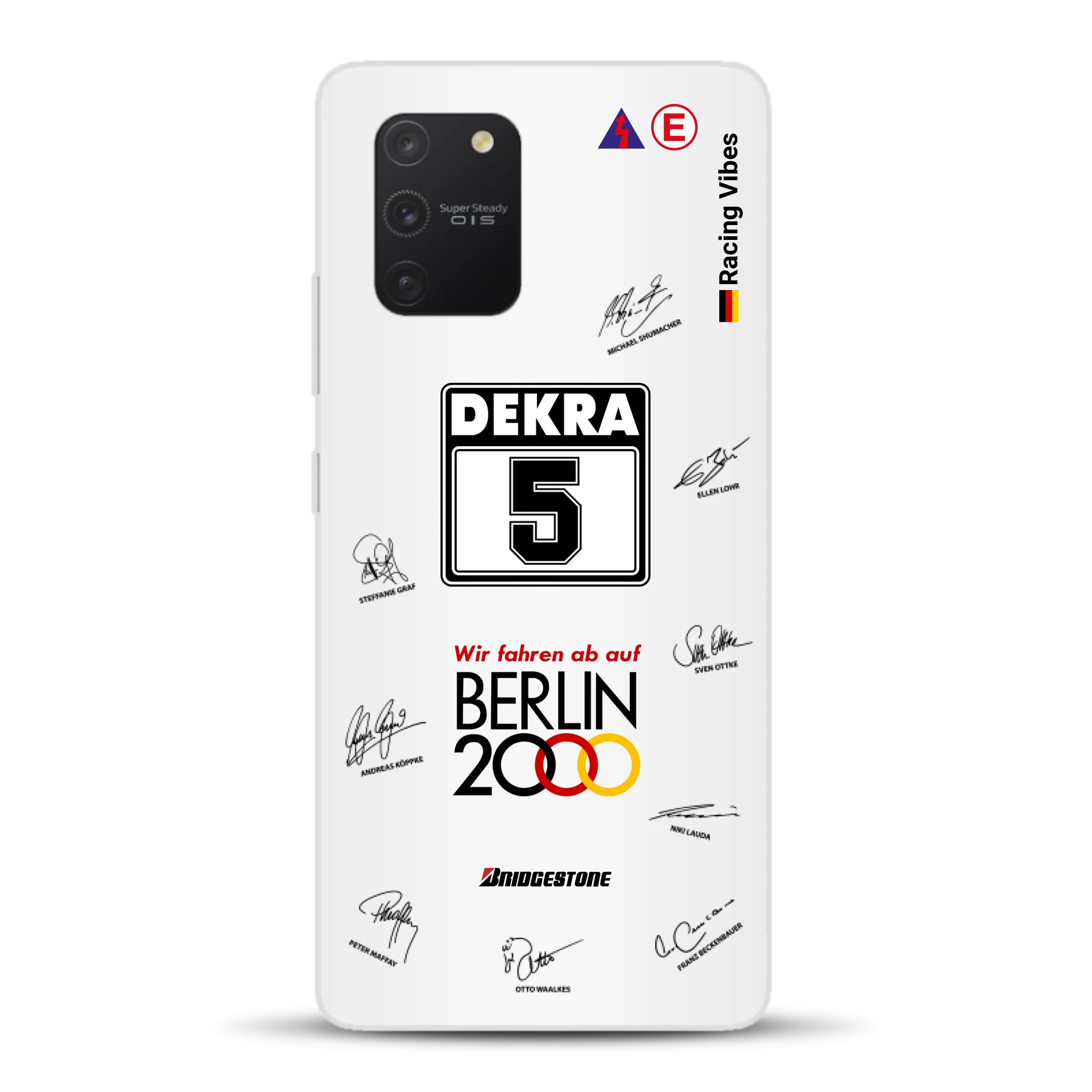 190E DTM 1992 Berlin 2000 Ellen Lohr Livery - Custodia per cellulare personalizzata per Samsung