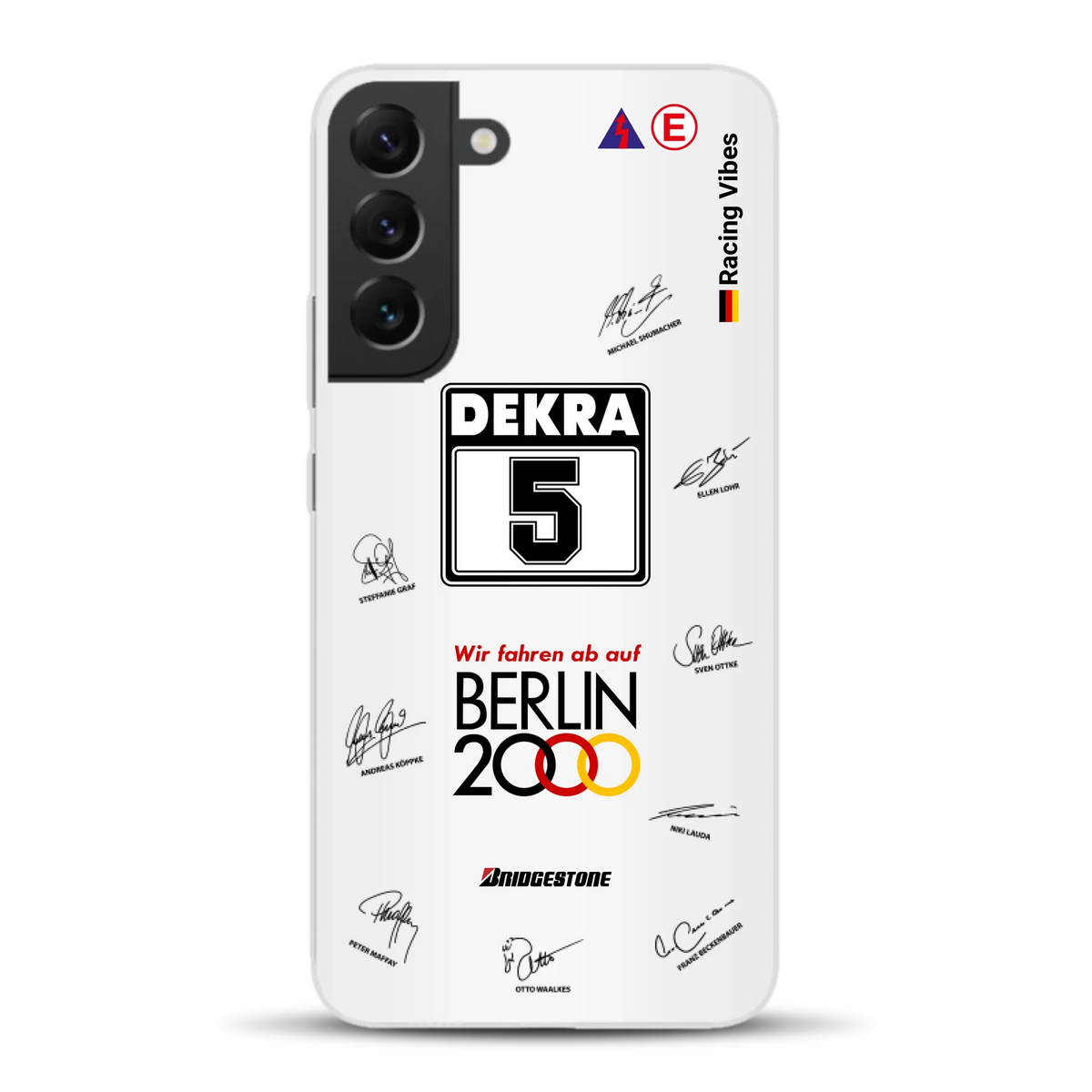 190E DTM 1992 Berlin 2000 Ellen Lohr Livery - Custodia per cellulare personalizzata per Samsung