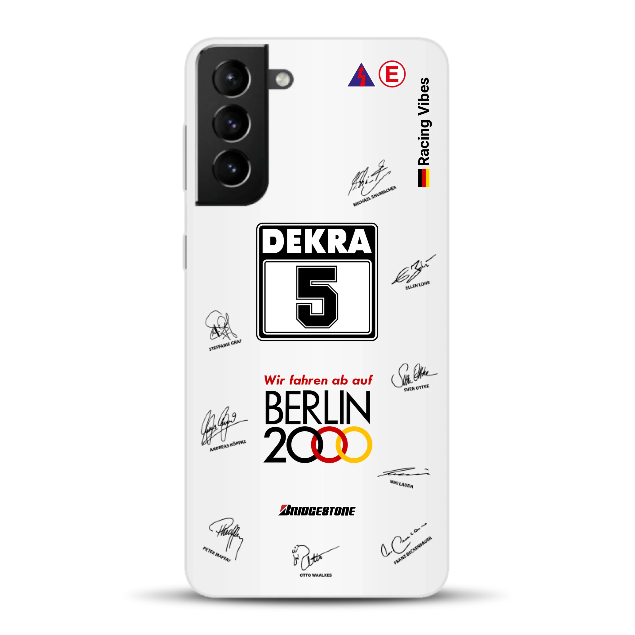 190E DTM 1992 Berlin 2000 Ellen Lohr Livery - Custodia per cellulare personalizzata per Samsung