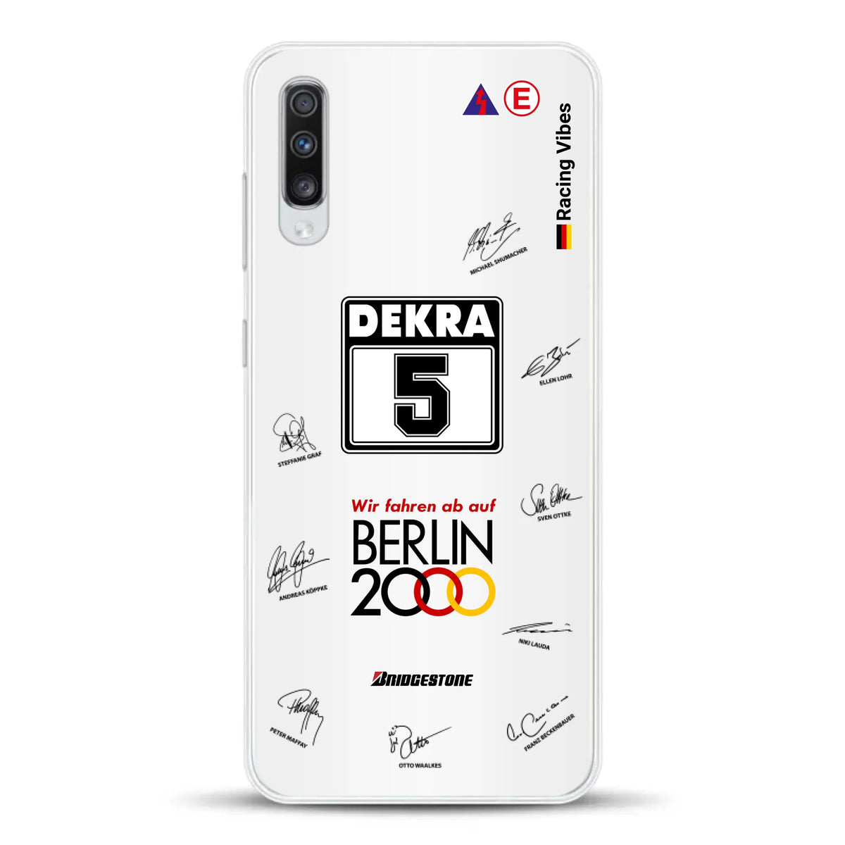 190E DTM 1992 Berlin 2000 Ellen Lohr Livery - Custodia per cellulare personalizzata per Samsung