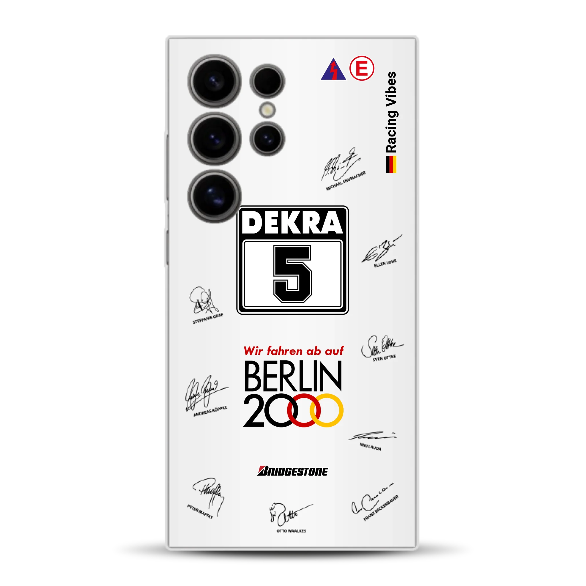 190E DTM 1992 Berlin 2000 Ellen Lohr Livery - Custodia per cellulare personalizzata per Samsung
