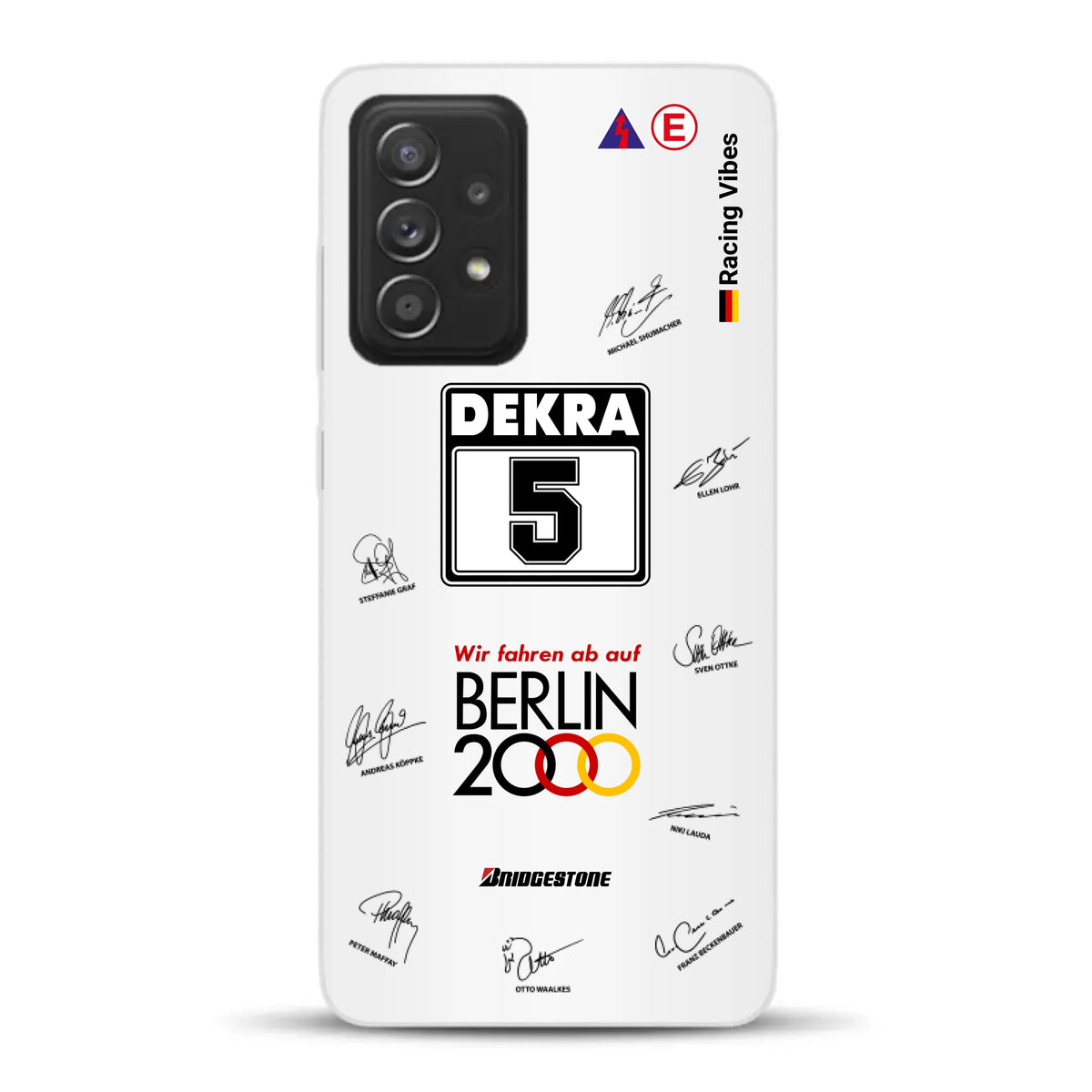 190E DTM 1992 Berlin 2000 Ellen Lohr Livery - Custodia per cellulare personalizzata per Samsung
