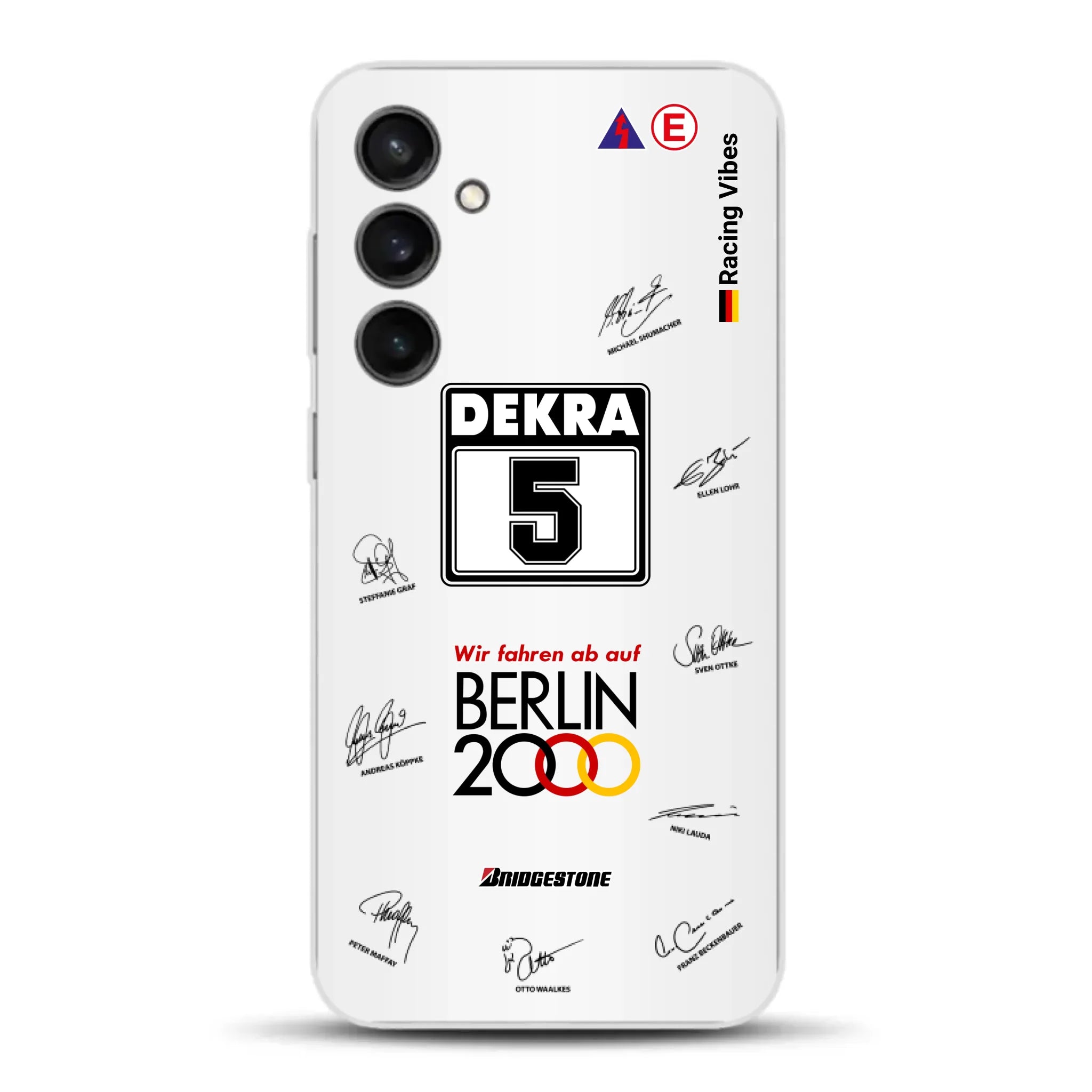 190E DTM 1992 Berlin 2000 Ellen Lohr Livery - Custodia per cellulare personalizzata per Samsung