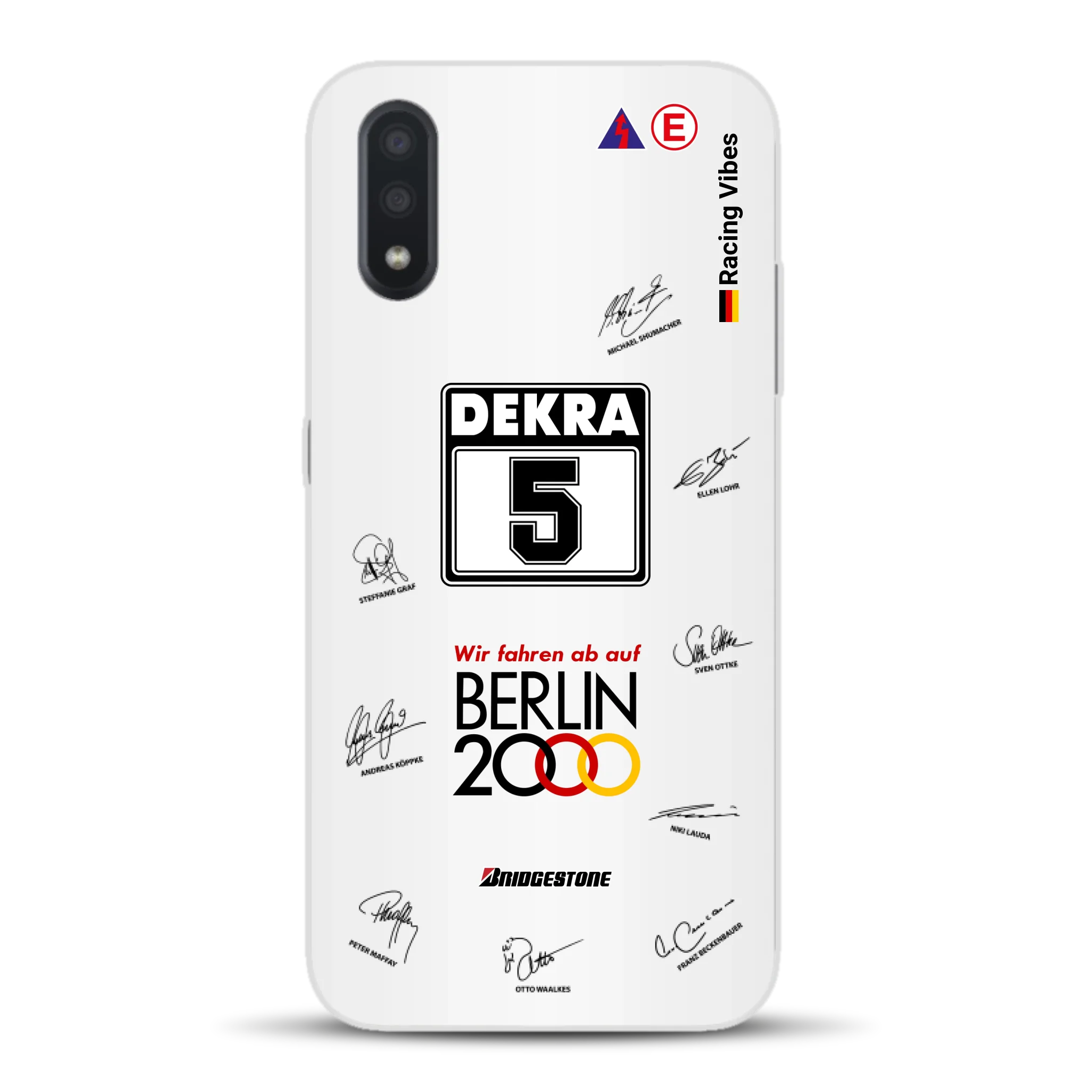 190E DTM 1992 Berlin 2000 Ellen Lohr Livery - Custodia per cellulare personalizzata per Samsung