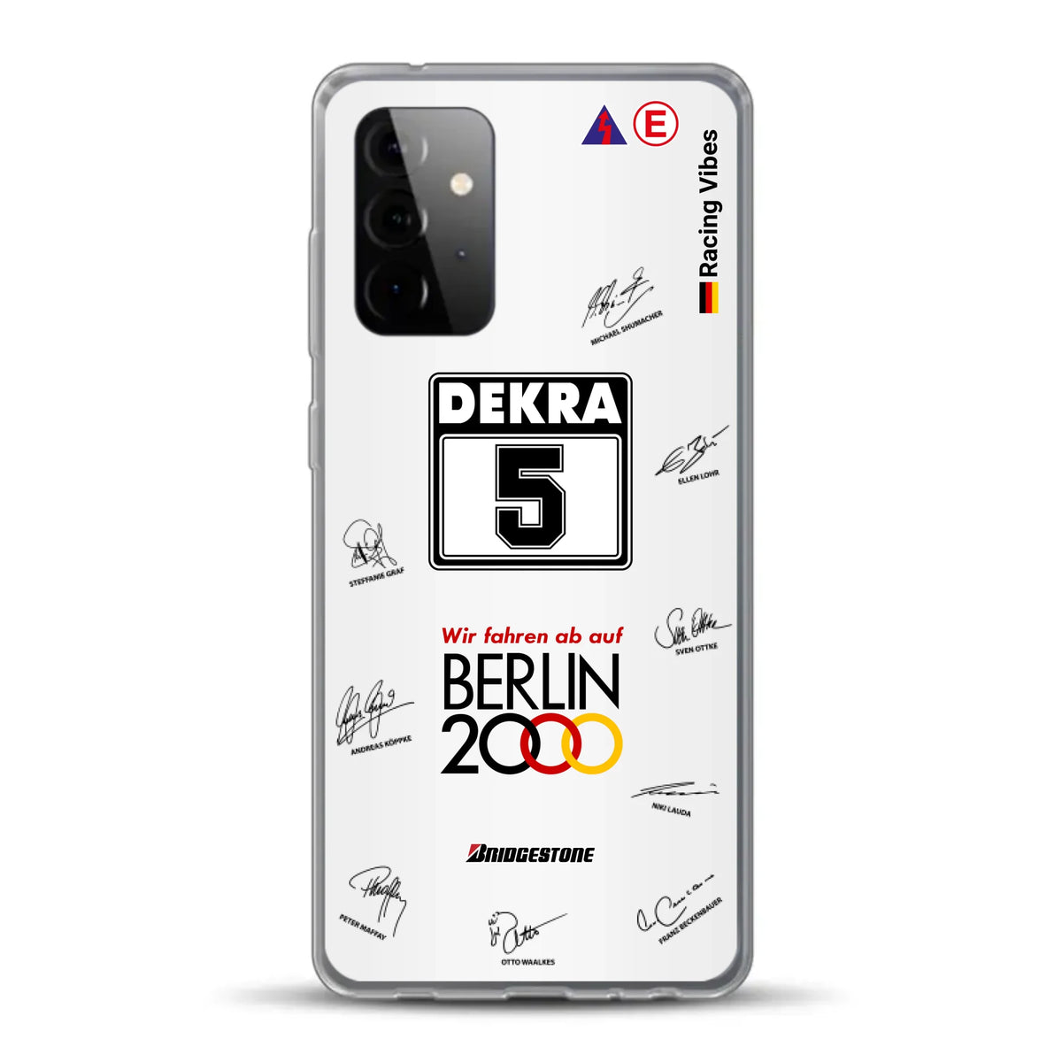 190E DTM 1992 Berlin 2000 Ellen Lohr Livery - Custodia per cellulare personalizzata per Samsung