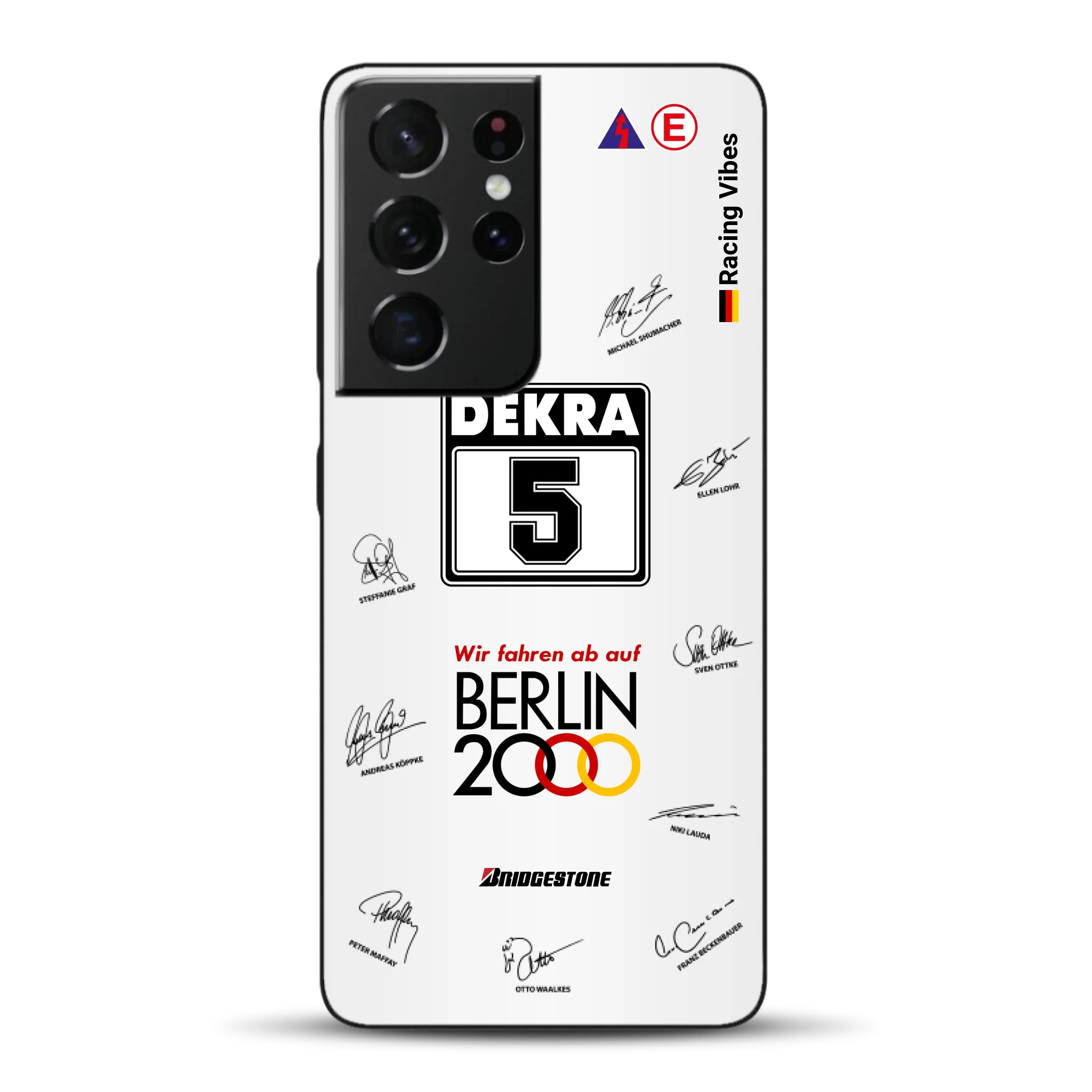 190E DTM 1992 Berlin 2000 Ellen Lohr Livery - Custodia per cellulare personalizzata per Samsung