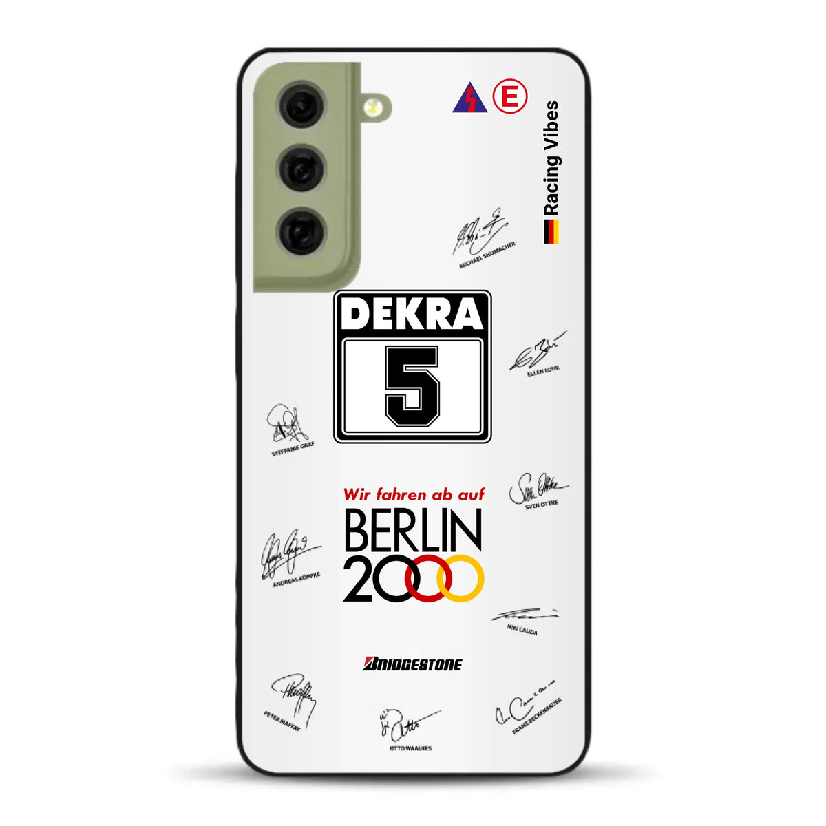 190E DTM 1992 Berlin 2000 Ellen Lohr Livery - Custodia per cellulare personalizzata per Samsung