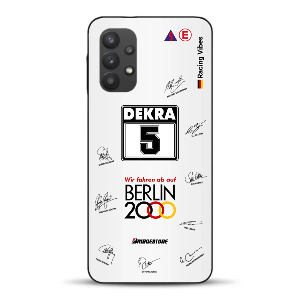 190E DTM 1992 Berlin 2000 Ellen Lohr Livery - Custodia per cellulare personalizzata per Samsung