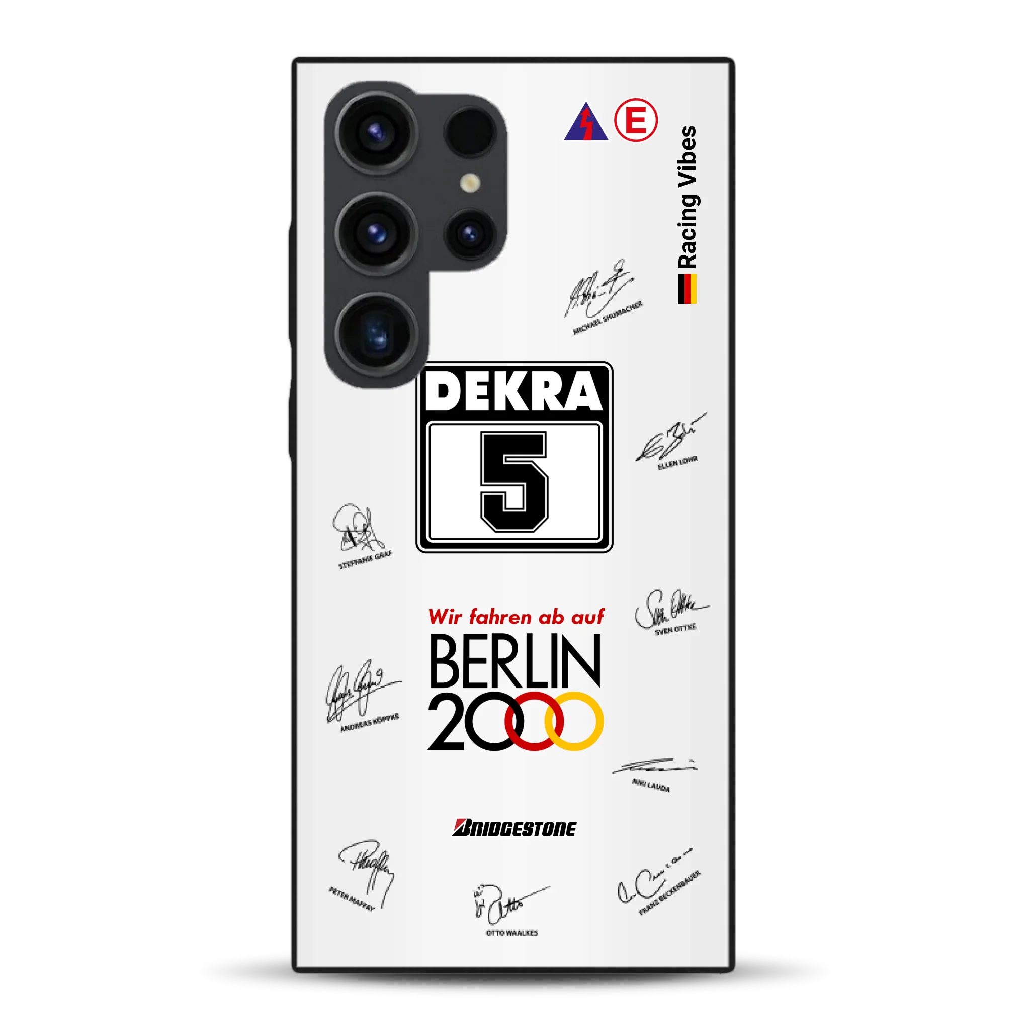190E DTM 1992 Berlin 2000 Ellen Lohr Livery - Custodia per cellulare personalizzata per Samsung