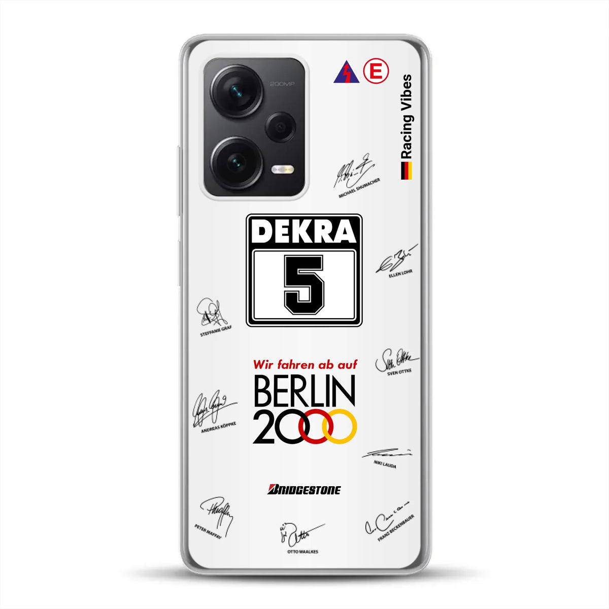 190E DTM 1992 Berlin 2000 Ellen Lohr Livery - Custodia per cellulare personalizzata per Xiaomi