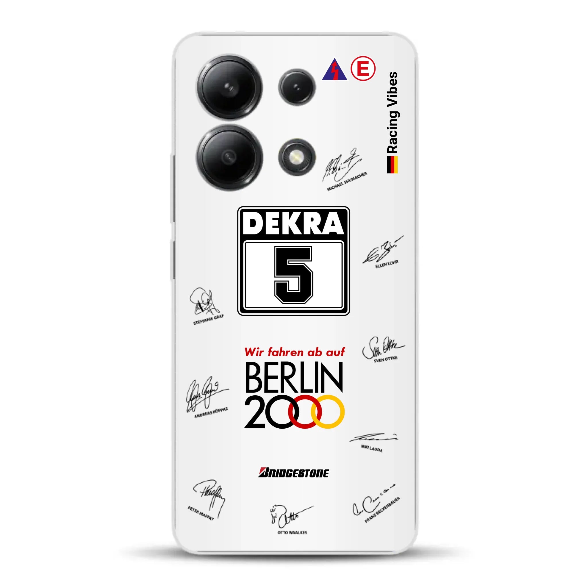 190E DTM 1992 Berlin 2000 Ellen Lohr Livery - Custodia per cellulare personalizzata per Xiaomi