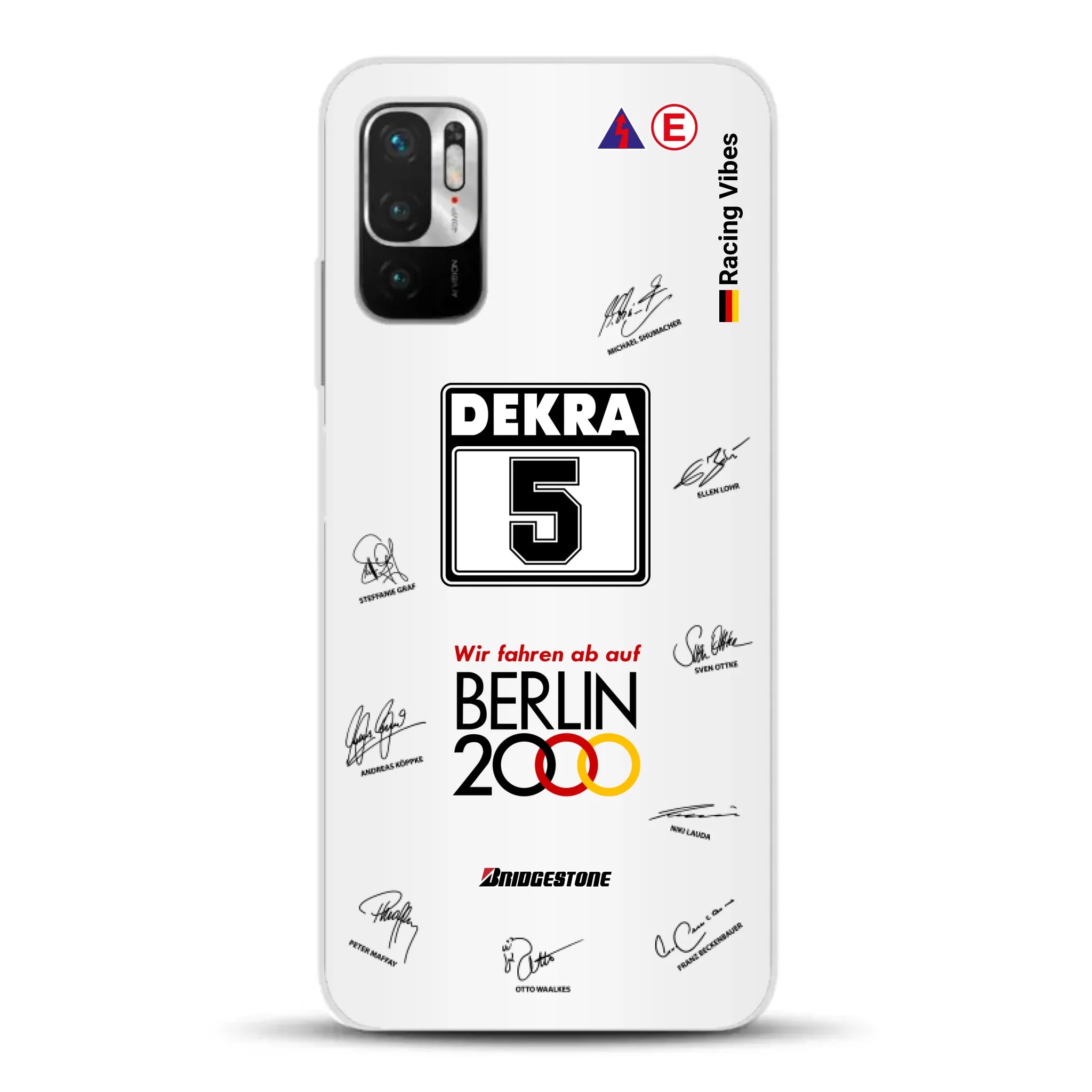 190E DTM 1992 Berlin 2000 Ellen Lohr Livery - Custodia per cellulare personalizzata per Xiaomi