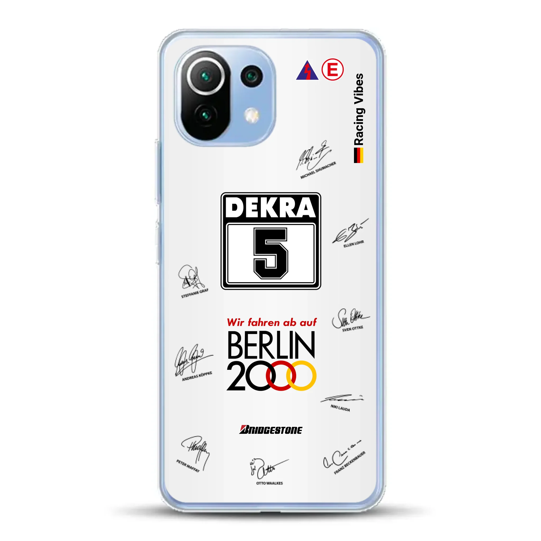 190E DTM 1992 Berlin 2000 Ellen Lohr Livery - Custodia per cellulare personalizzata per Xiaomi
