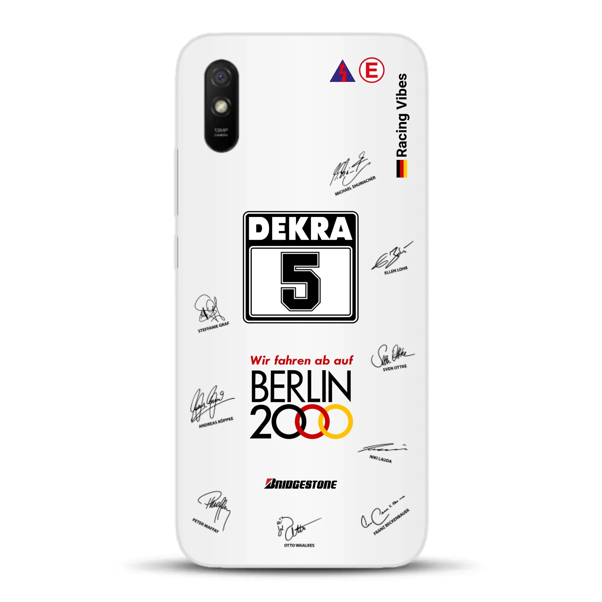 190E DTM 1992 Berlin 2000 Ellen Lohr Livery - Custodia per cellulare personalizzata per Xiaomi
