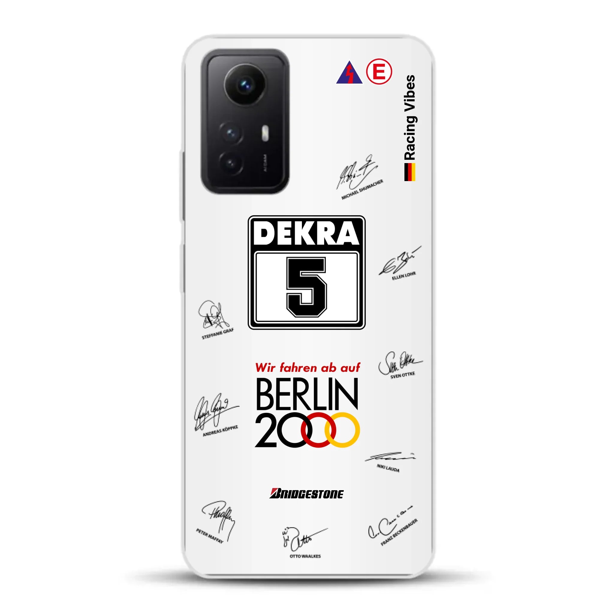 190E DTM 1992 Berlin 2000 Ellen Lohr Livery - Custodia per cellulare personalizzata per Xiaomi