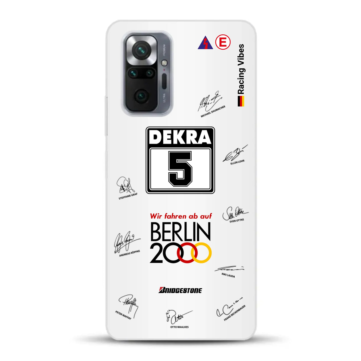 190E DTM 1992 Berlin 2000 Ellen Lohr Livery - Custodia per cellulare personalizzata per Xiaomi