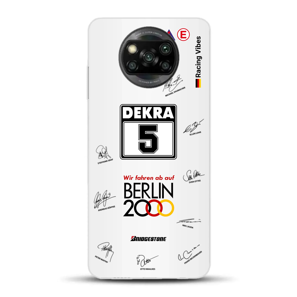 190E DTM 1992 Berlin 2000 Ellen Lohr Livery - Custodia per cellulare personalizzata per Xiaomi