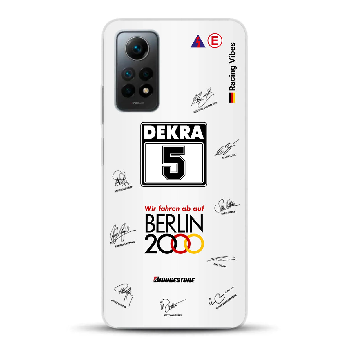 190E DTM 1992 Berlin 2000 Ellen Lohr Livery - Custodia per cellulare personalizzata per Xiaomi