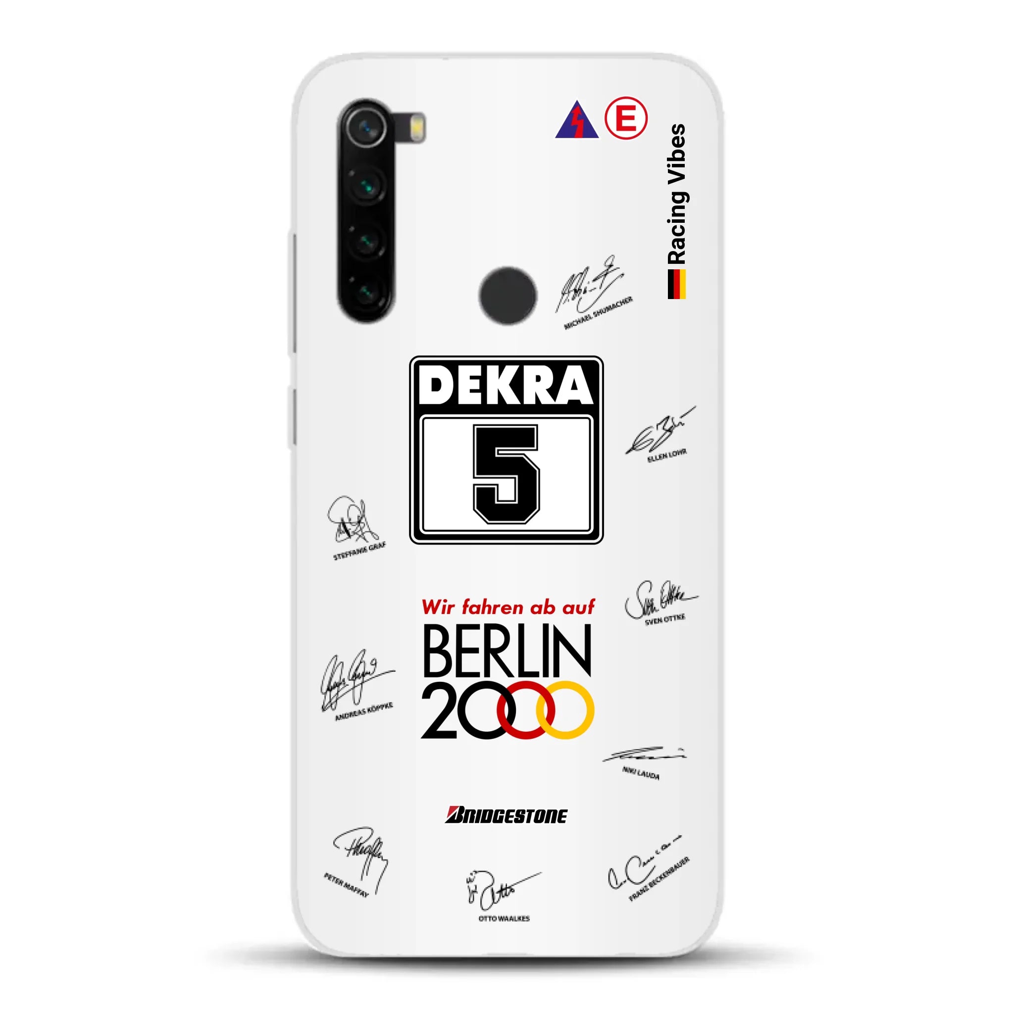 190E DTM 1992 Berlin 2000 Ellen Lohr Livery - Custodia per cellulare personalizzata per Xiaomi