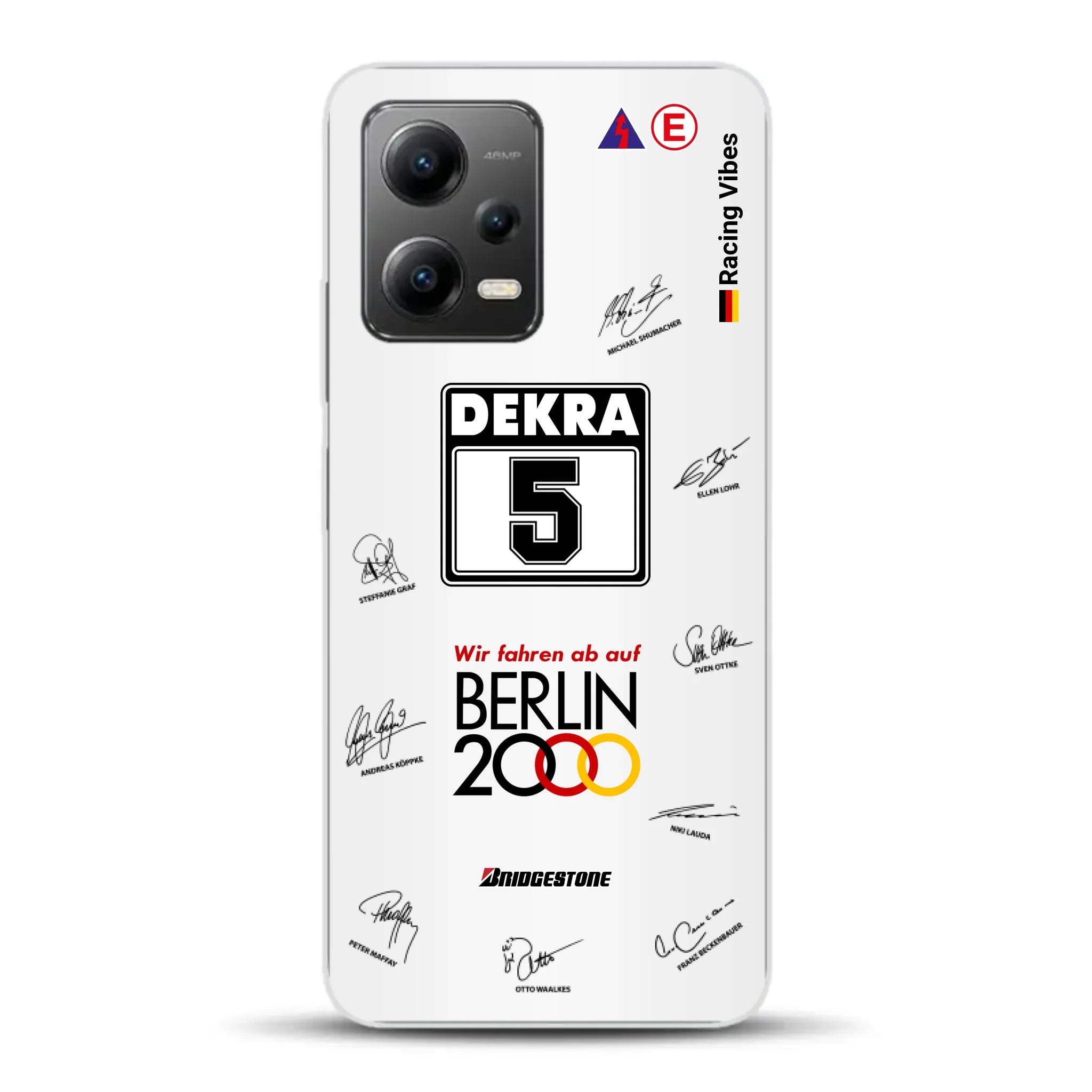 190E DTM 1992 Berlin 2000 Ellen Lohr Livery - Custodia per cellulare personalizzata per Xiaomi